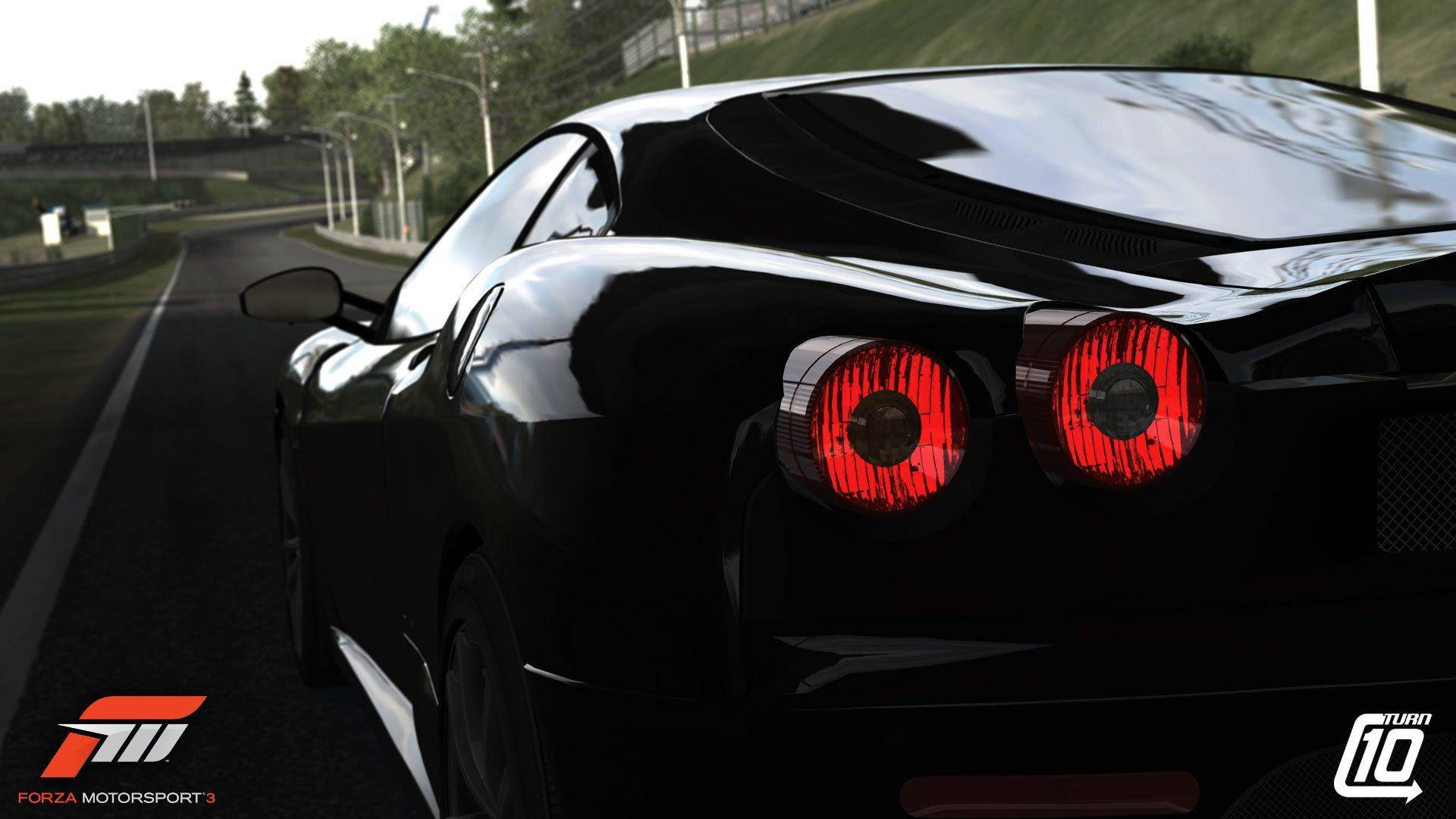 Forza 7 Sports Car Black Background