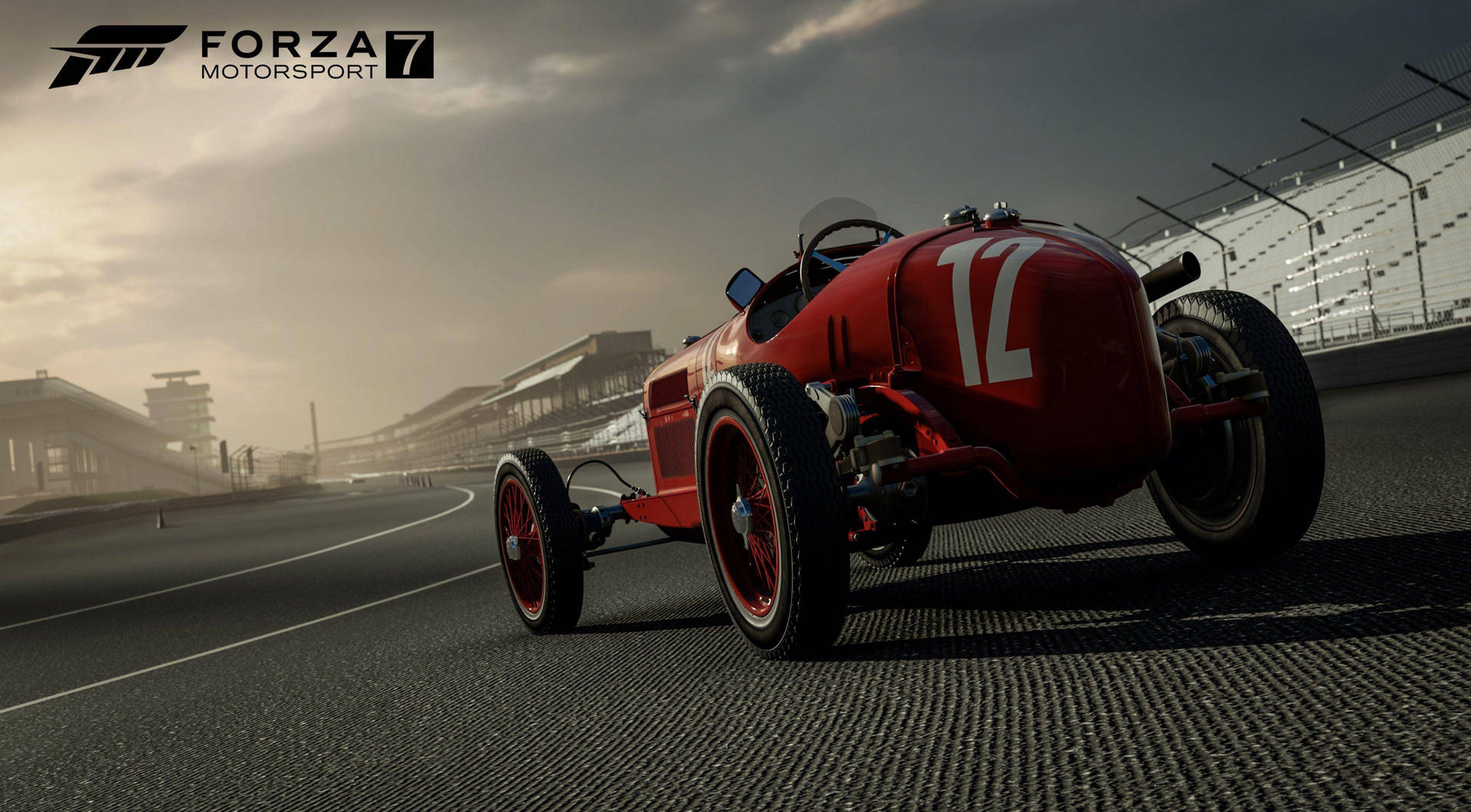 Forza 7 Unique Red Car Background