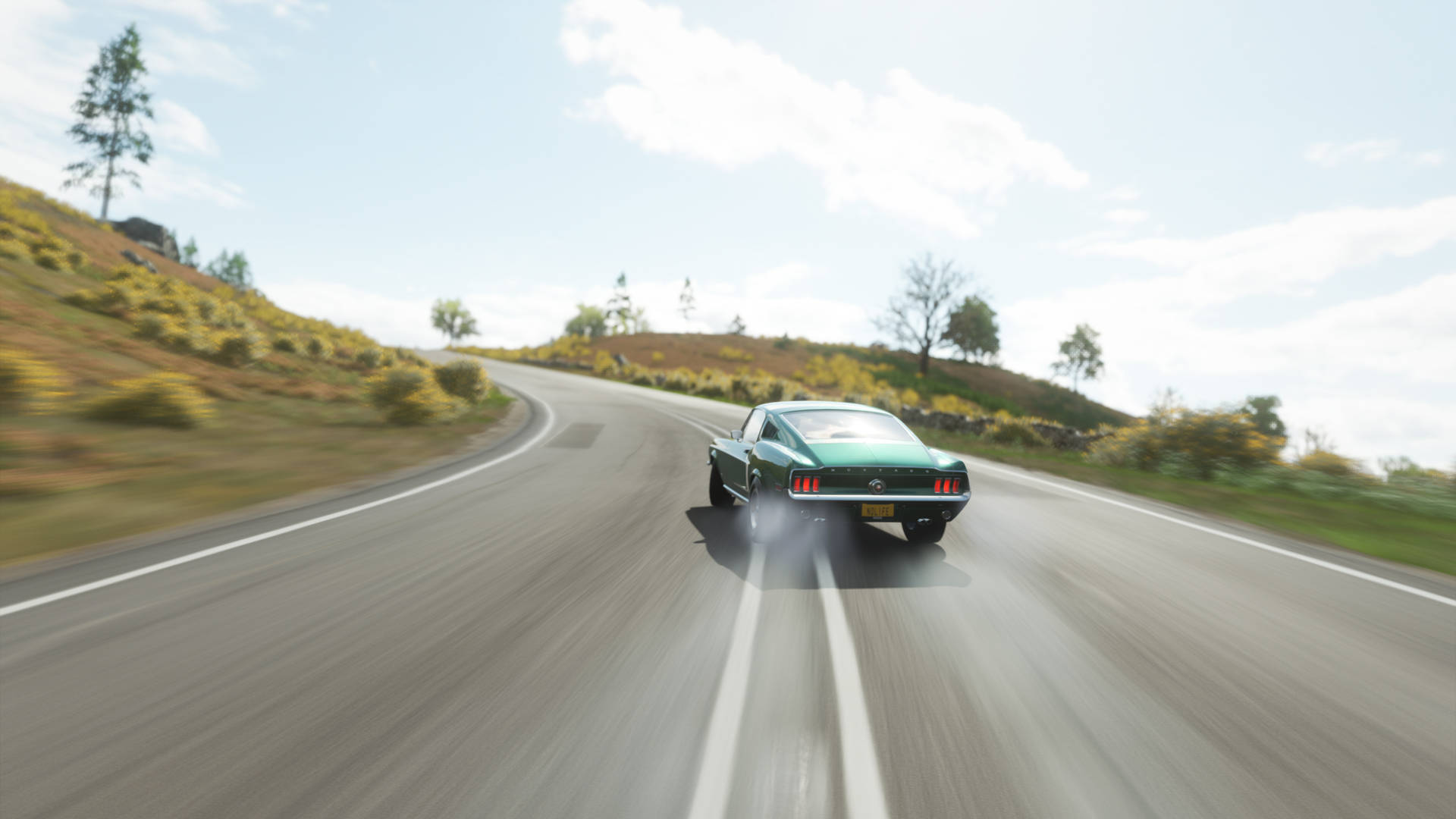 Forza Horizon 4 4k Mustang Hill Drifting Background