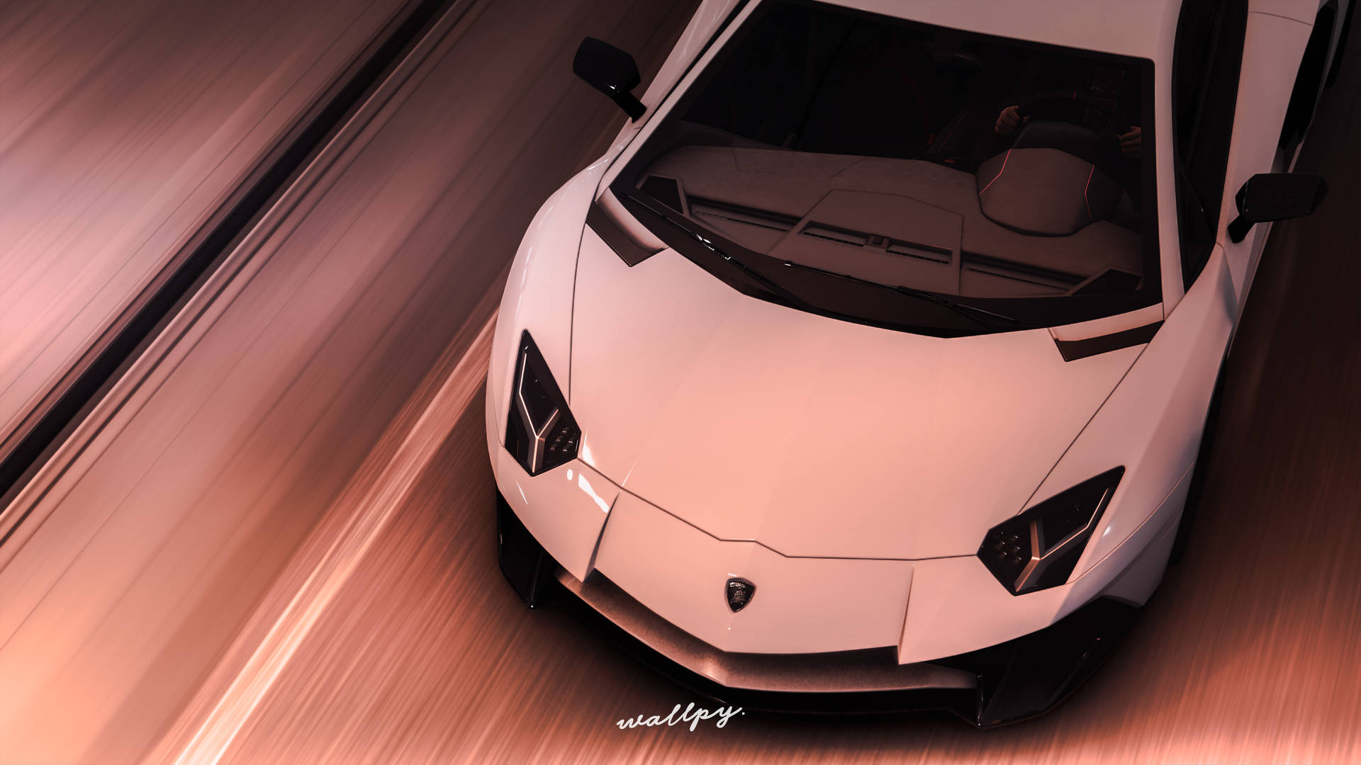 Forza Horizon 4 4k White Lamborghini Aventador Background