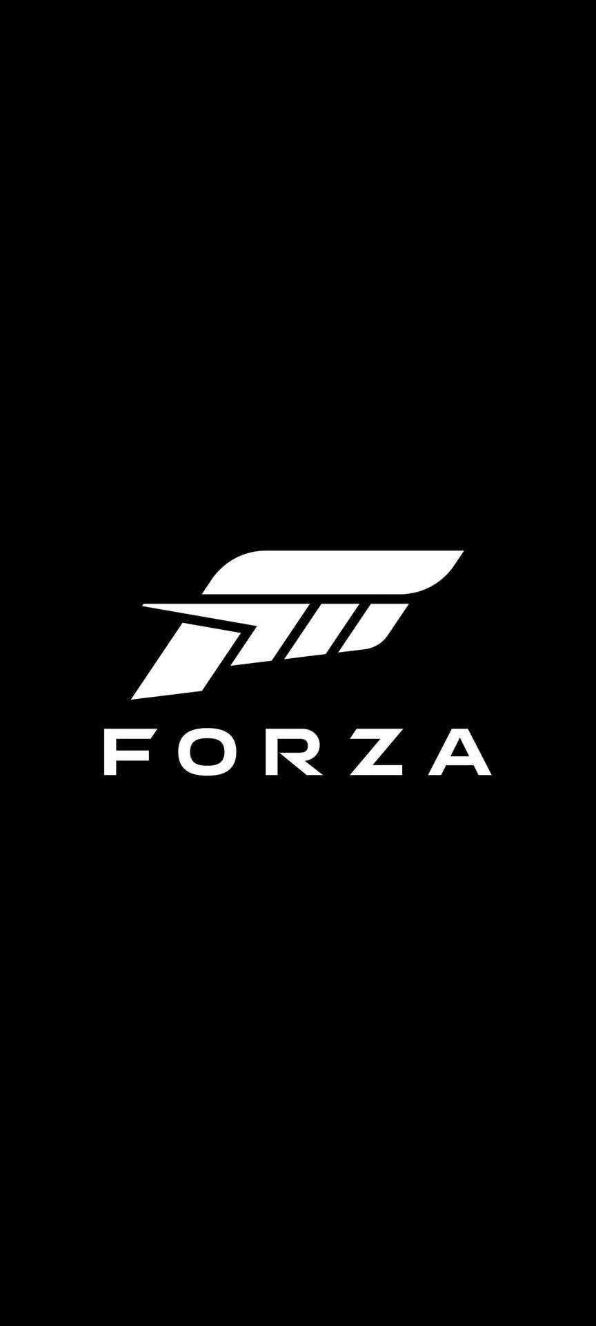 Forza Iphone Black Logo Background
