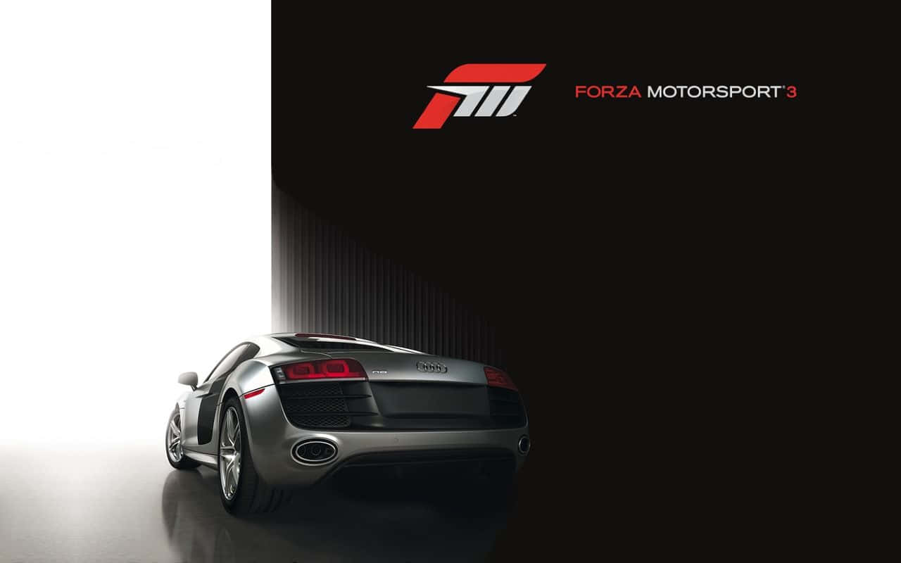 Forza Motorsport 3 Video Game Audi R8 Poster Background