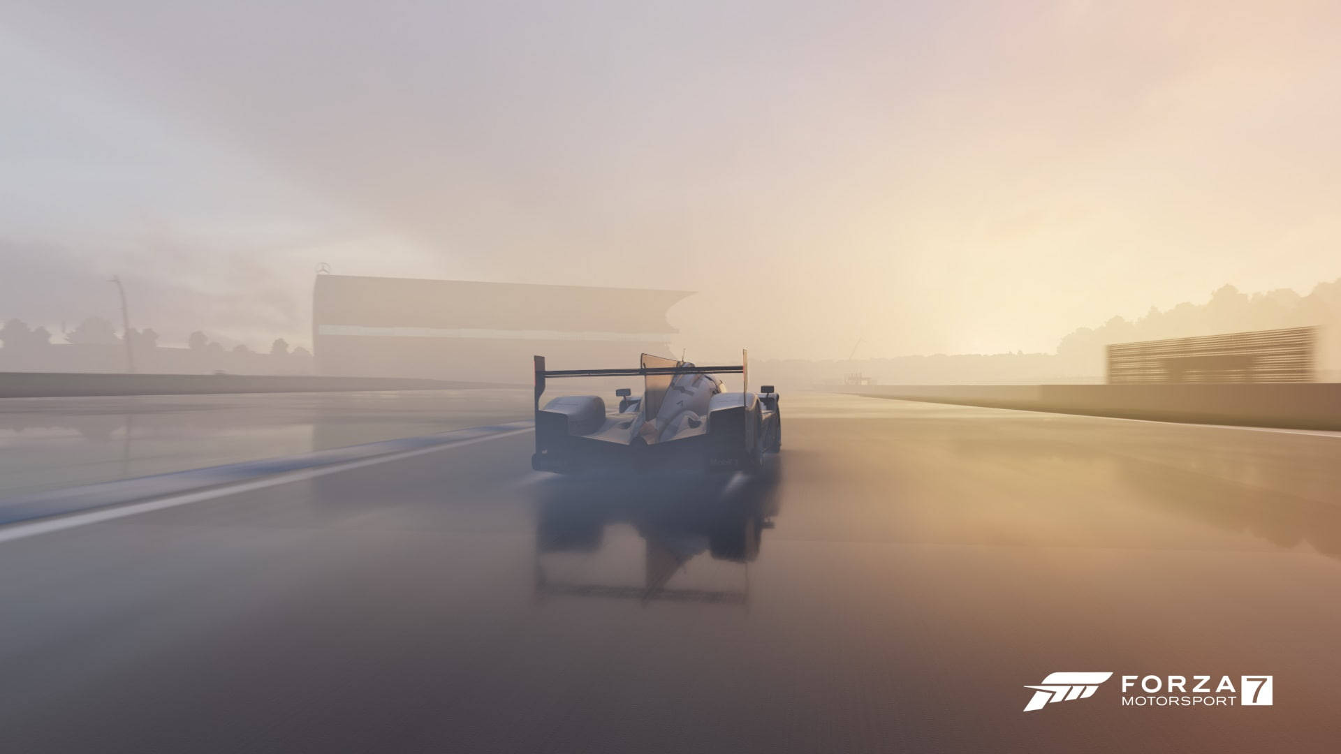 Forza Motorsport 7 Foggy Race Track Background