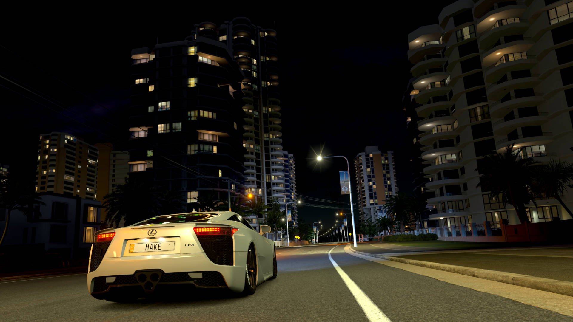 Forza Motorsport 7 Lexus Rear View