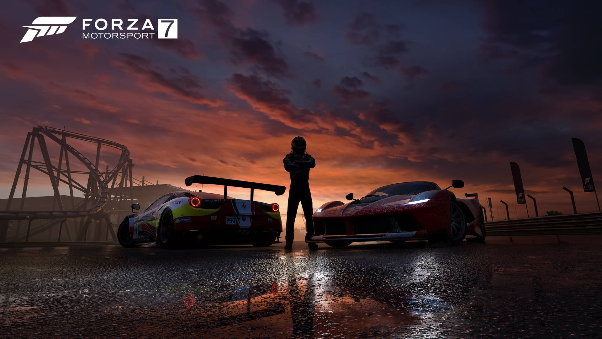 Forza Motorsport 7 Race Car Driver Background