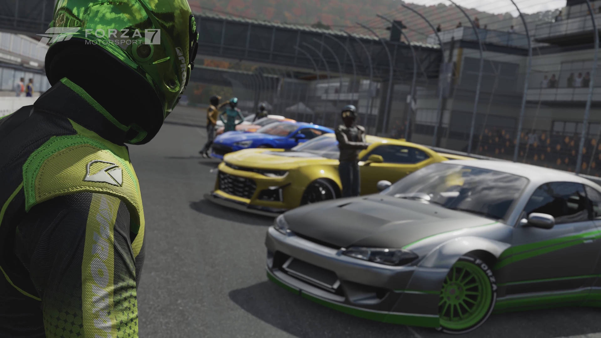 Forza Motorsport 7 Racer In Green