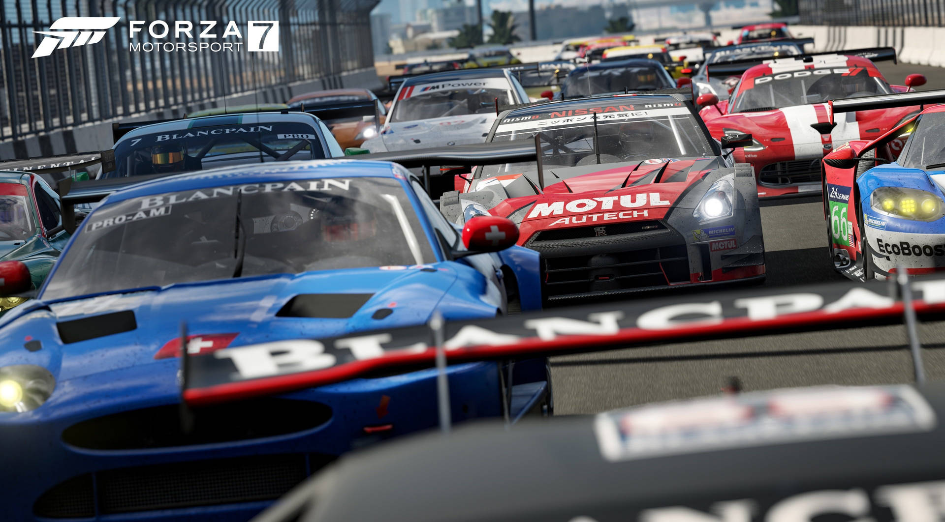 Forza Motorsport 7 Racing Cars Background