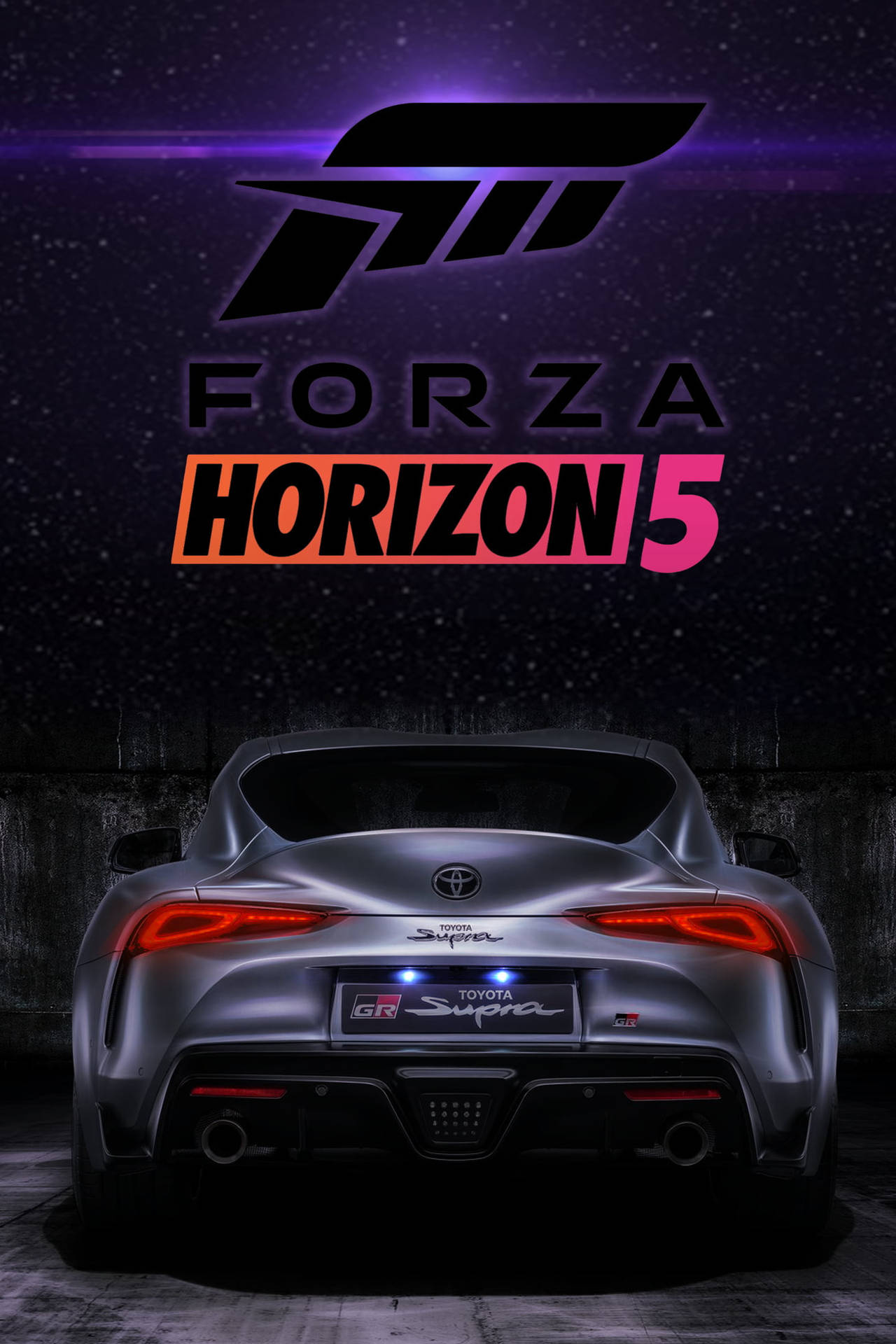 Forza Toyota Supra Iphone Background