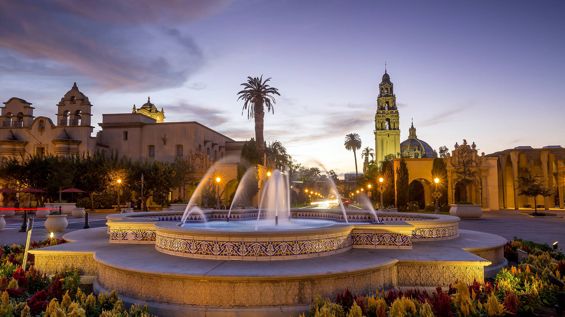 Fountain At Balboa Park, San Diego