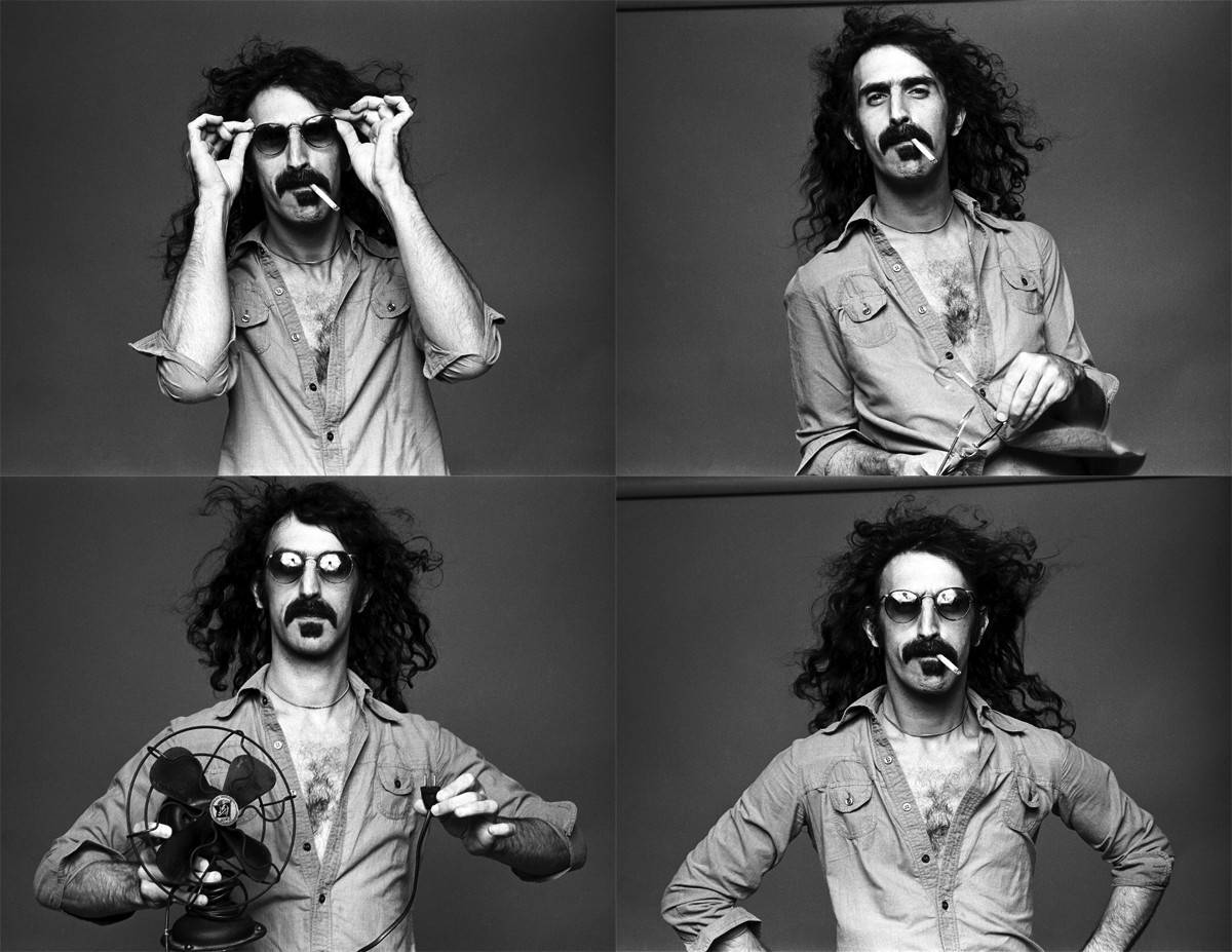 Four Frank Zappa Portraits Background