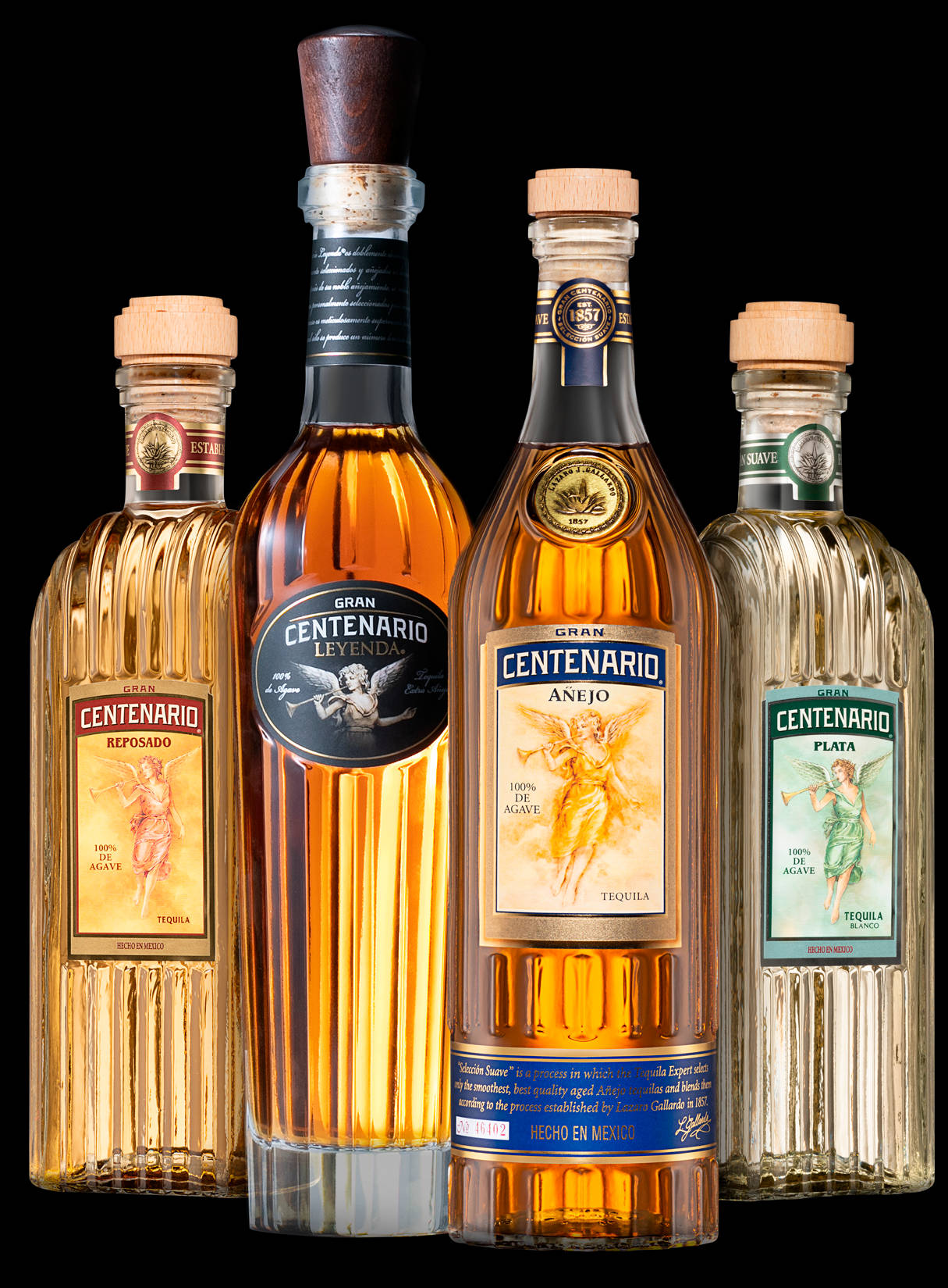 Four Gran Centenario Tequila Variations Background