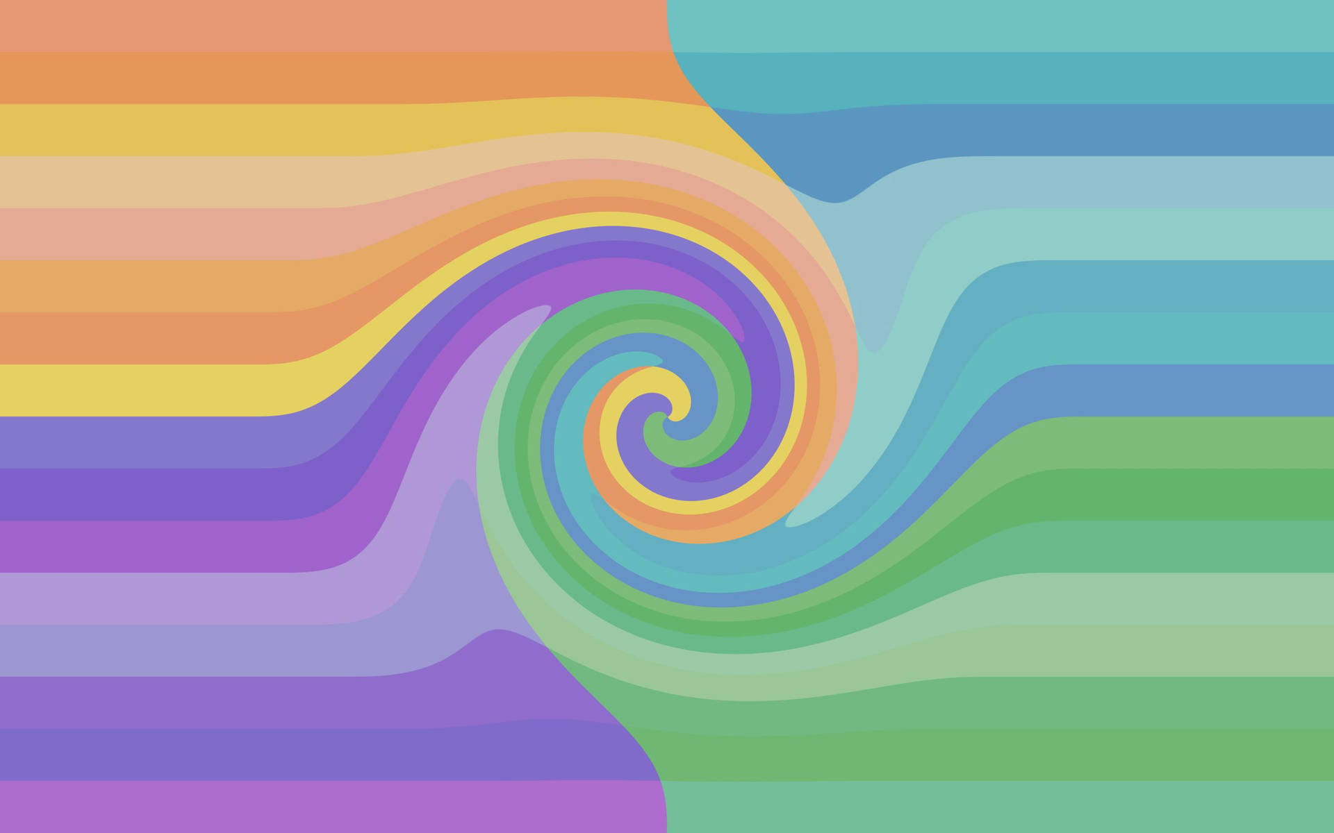 Four Light Color Swirl Background