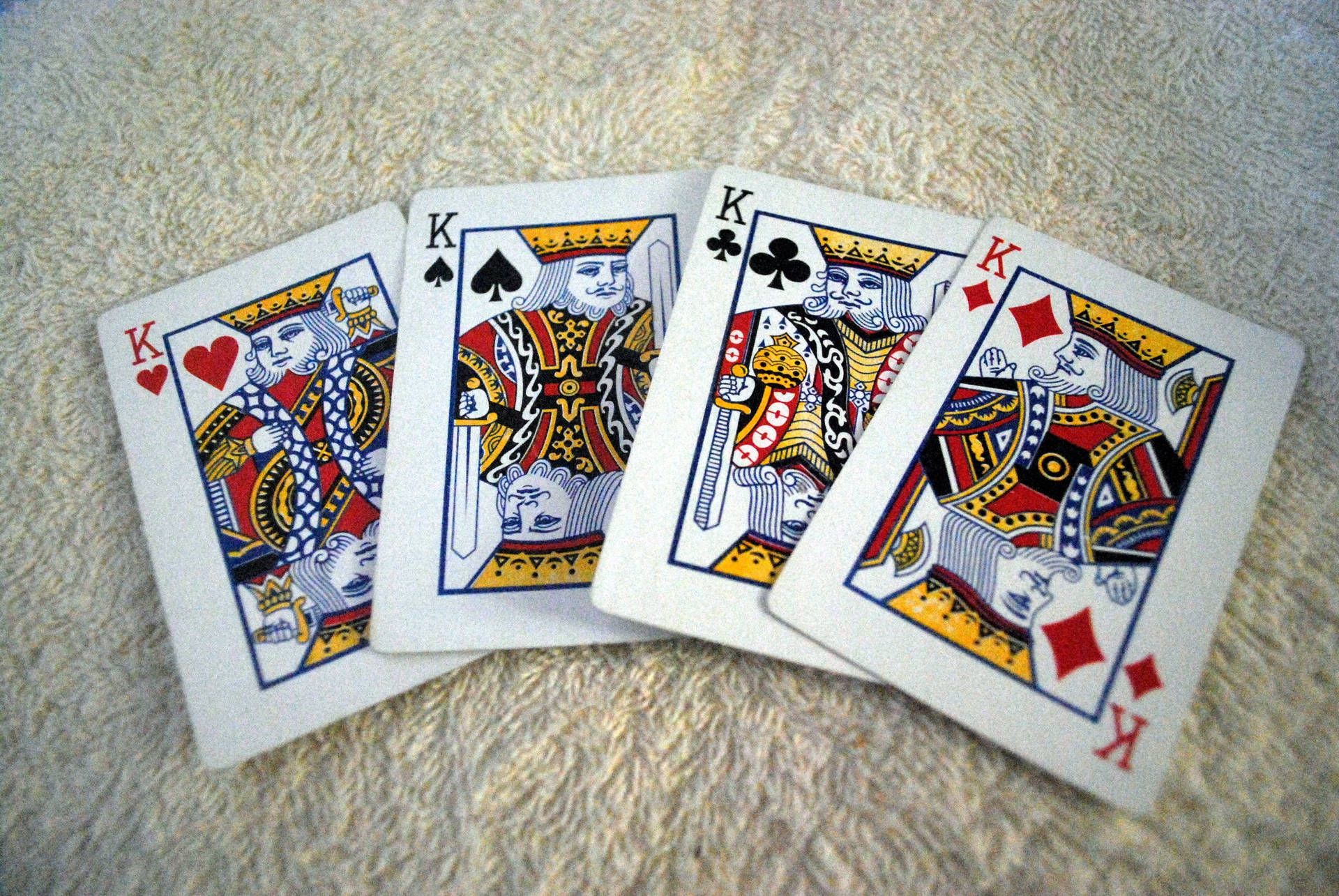 Four Of Kings Playing Cards Rug