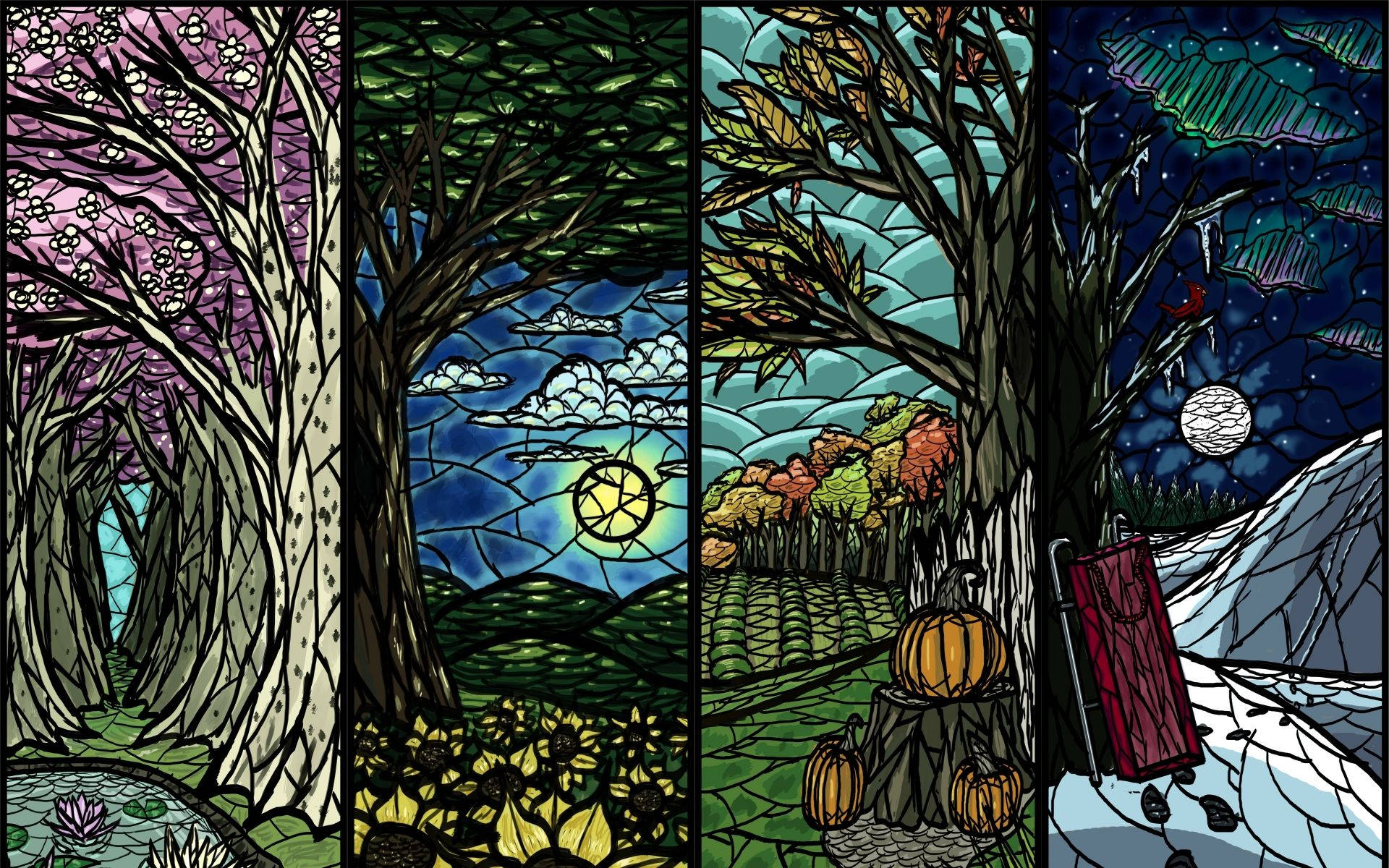 Four Seasons By Cody Background