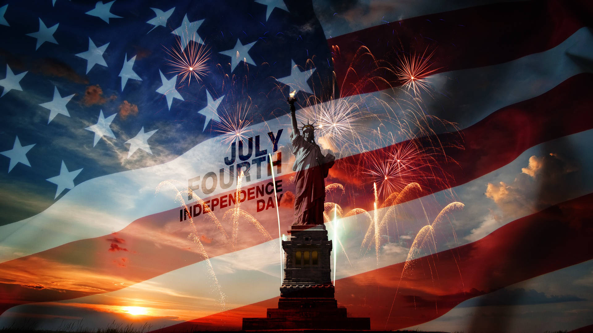 Fourth Of July Commemoration Of Independence Background