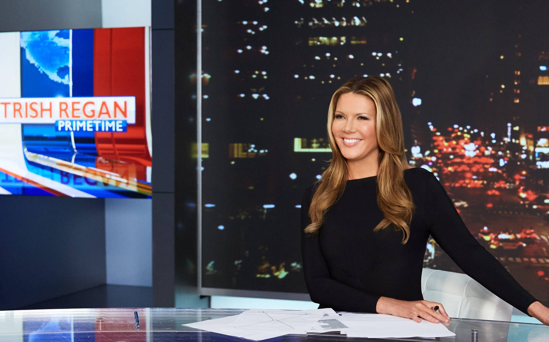 Fox News Primetime Host Trish Regan Background