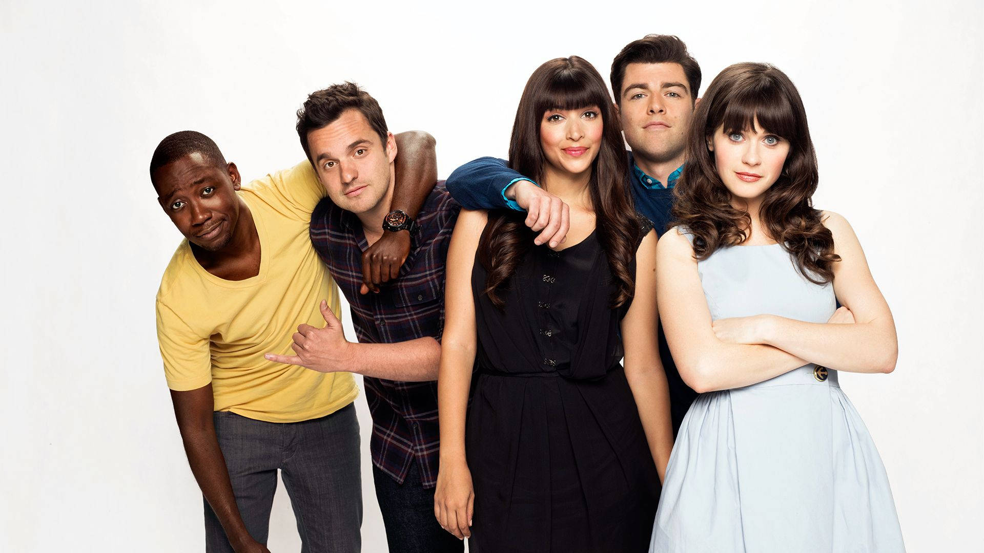 Fox Sitcom New Girl Characters Background