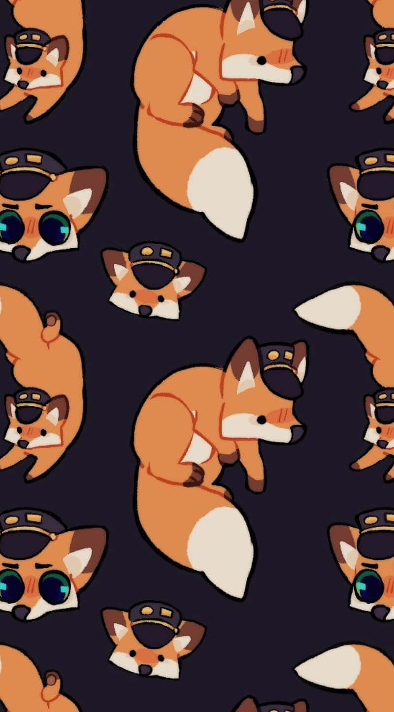 Foxes Fabric By Sassy_fox On Spoonflower - Custom Fabric Background
