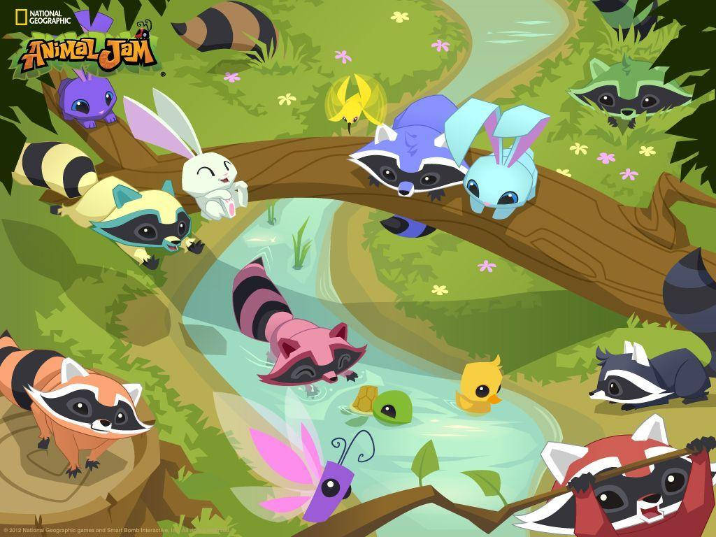 Foxes In Animal Jam Background