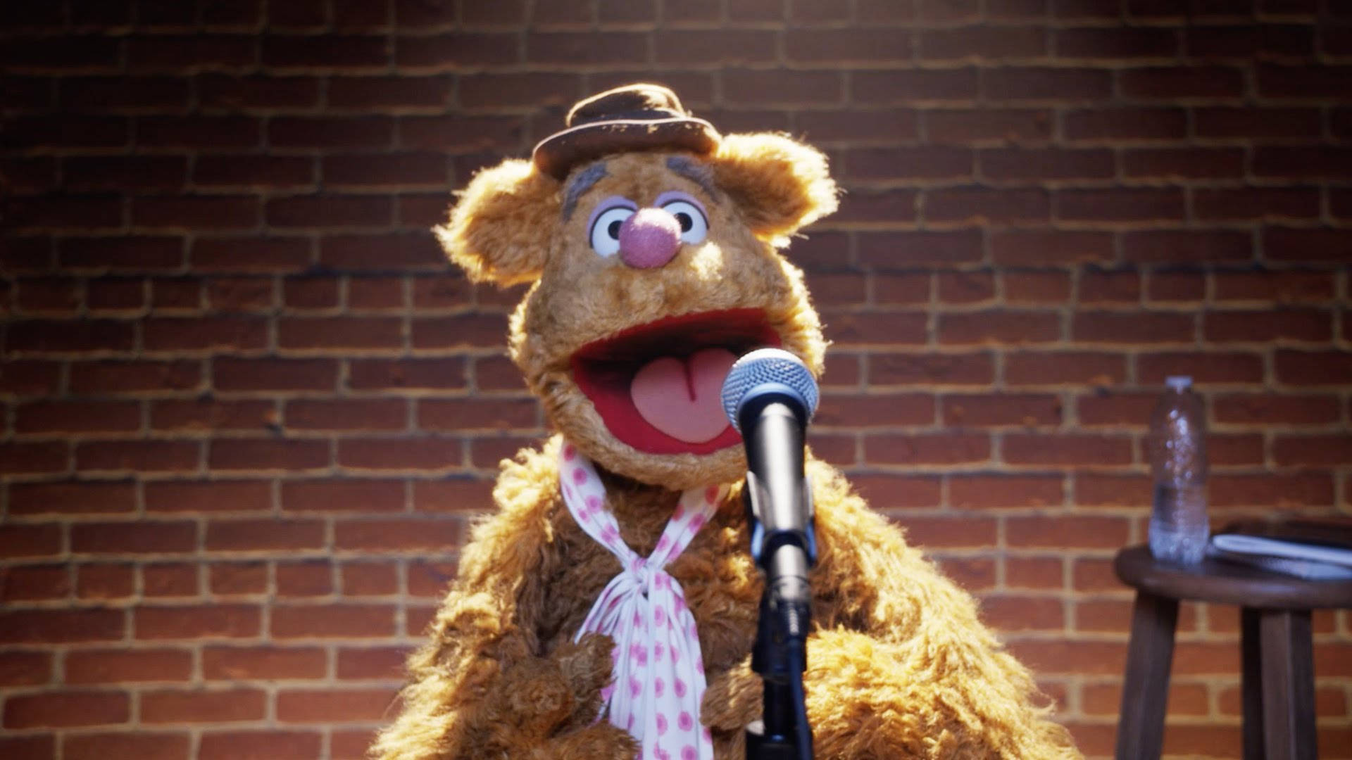 Fozzie Bear As Host Background