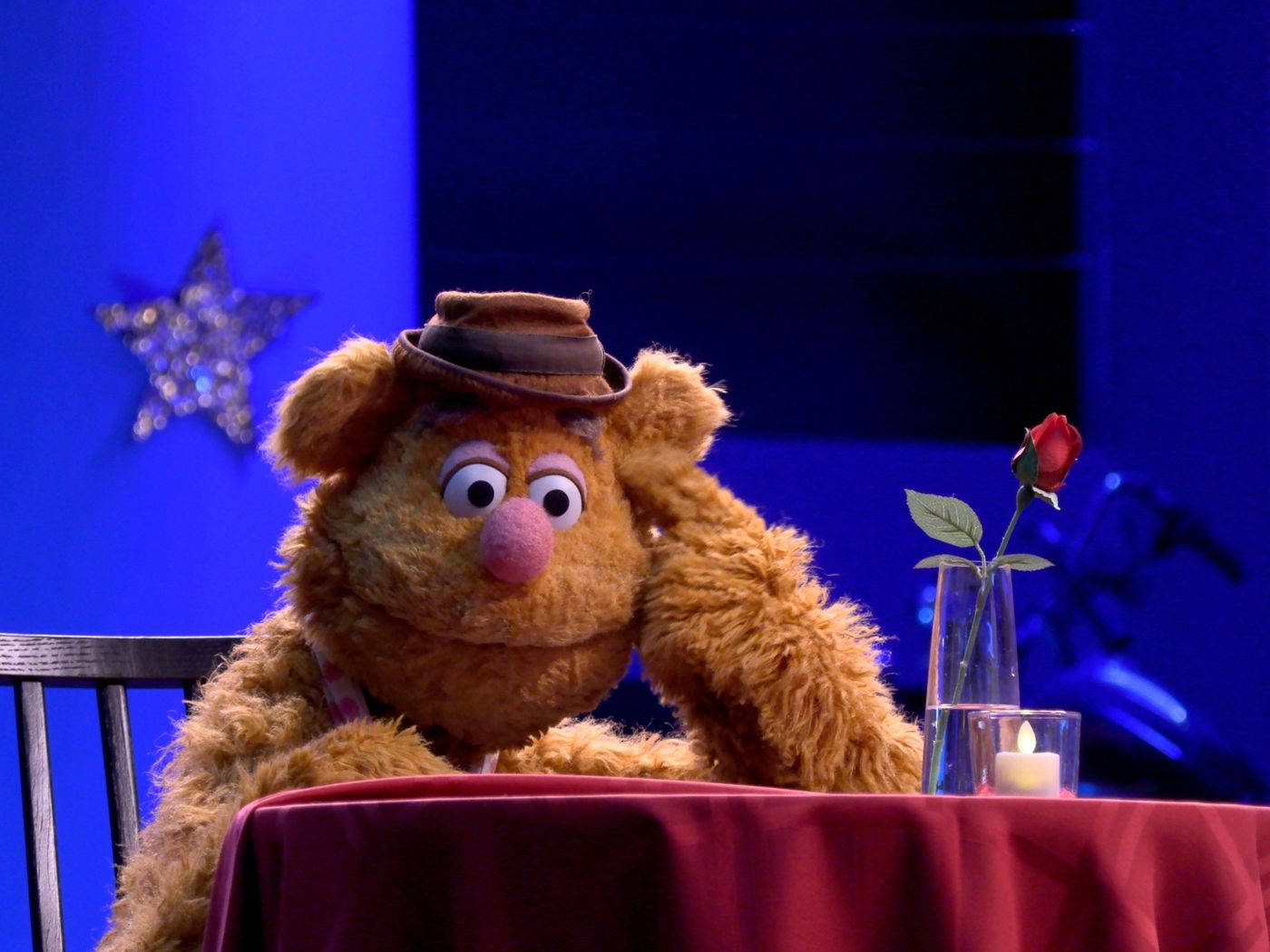 Fozzie Bear Fancy Dinner Background