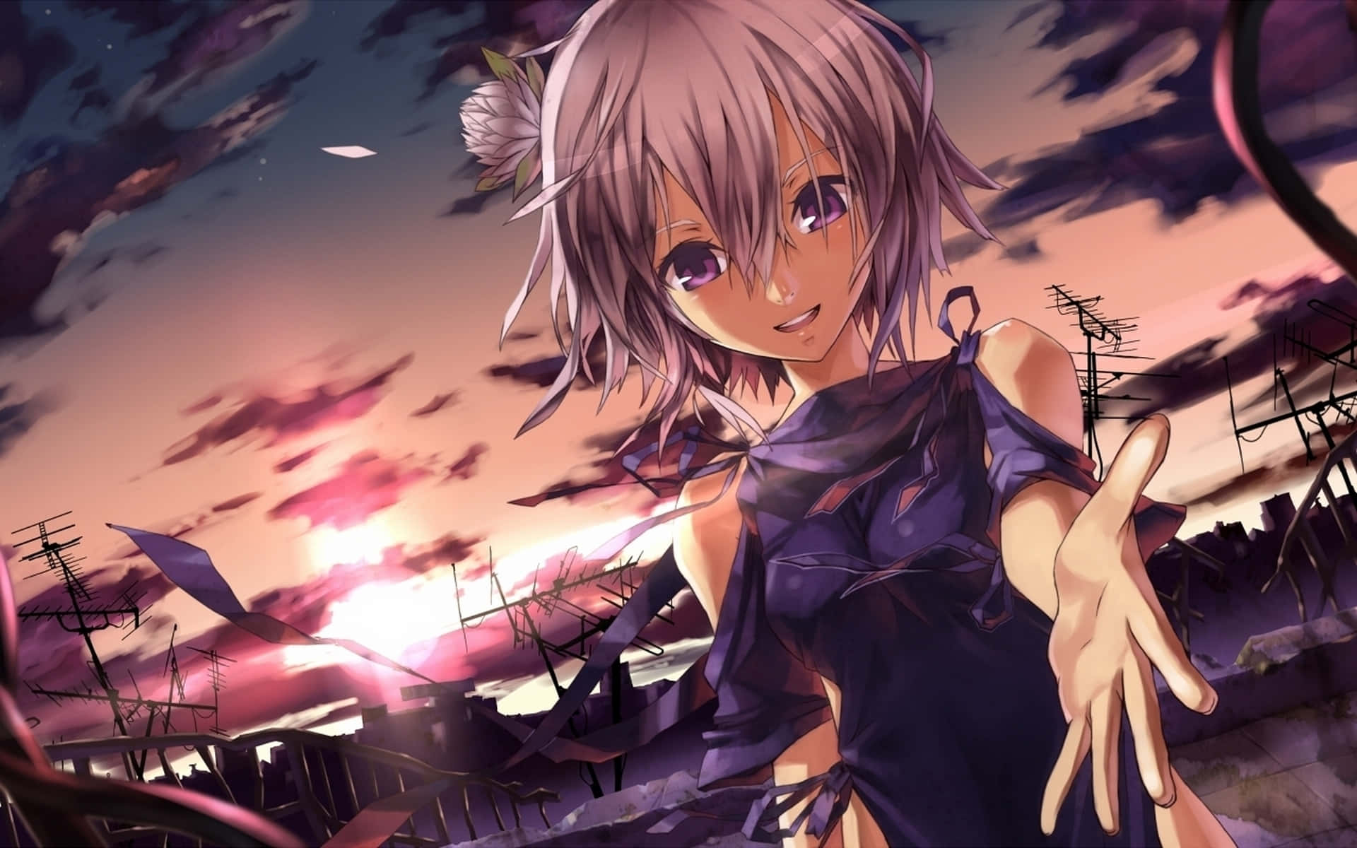 Fragile Anime Girl Background