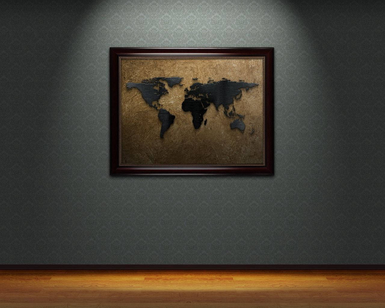 Frame Of World Map