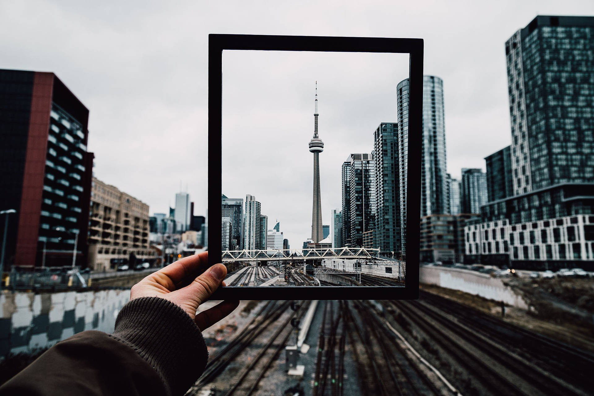 Framed Cn Tower