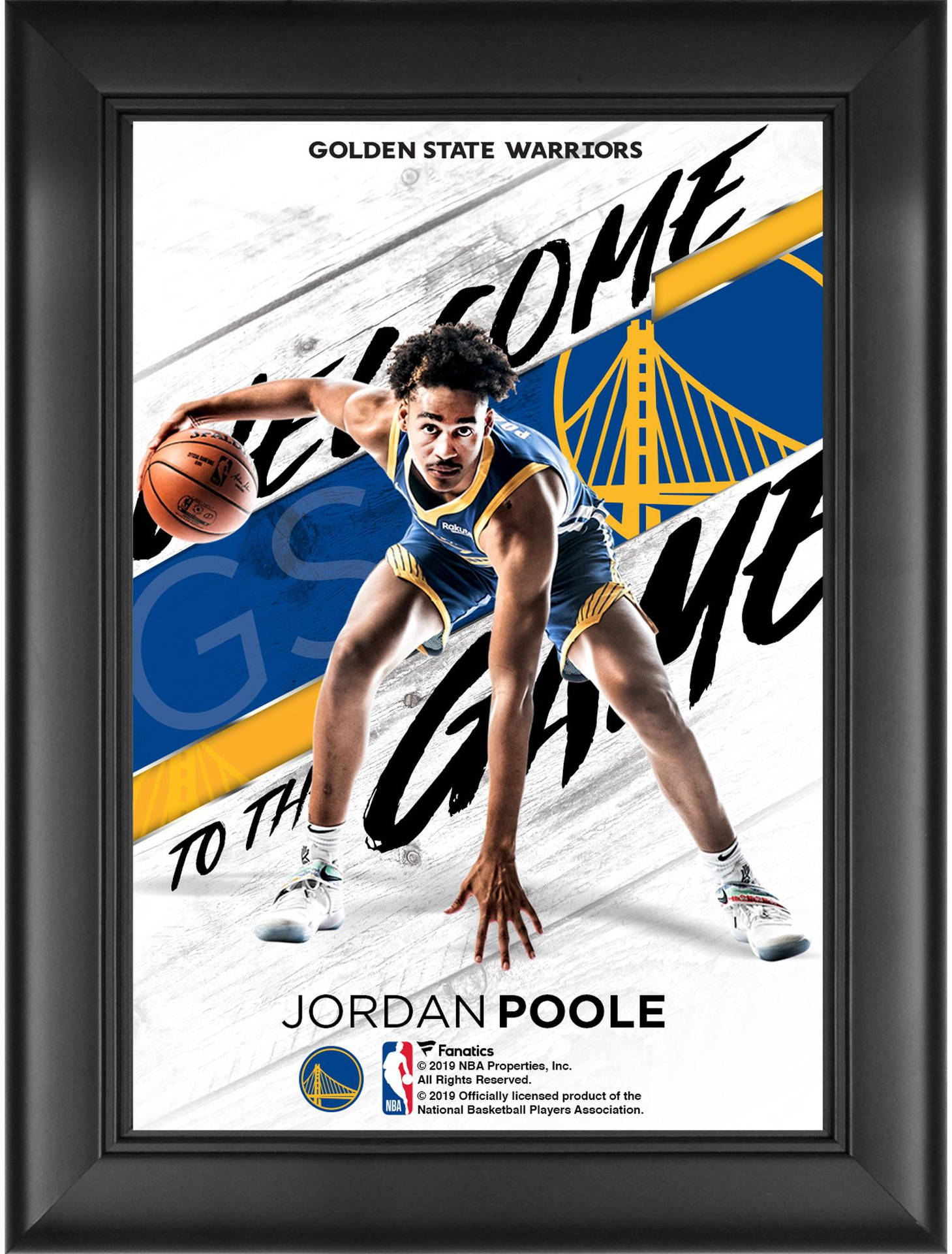 Framed Jordan Poole Phone Background