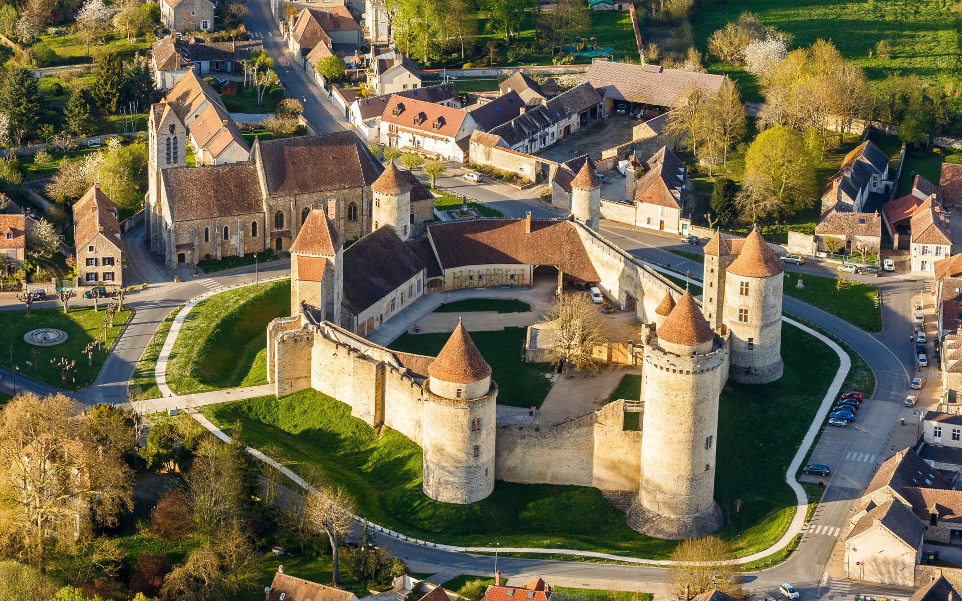 France Blandy-les-tours Castle Background