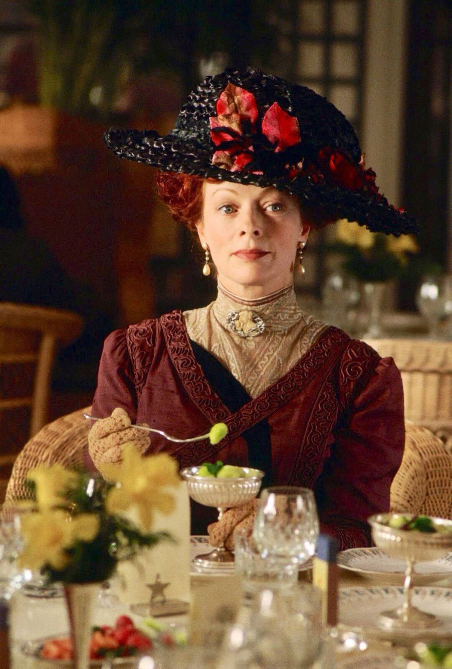 Frances Fisher Big Hat Background