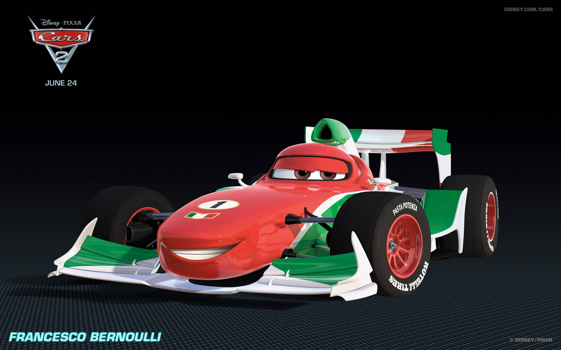 Francesco Bernoulli, The Speedy Race Car From Disney Pixar's Cars 2