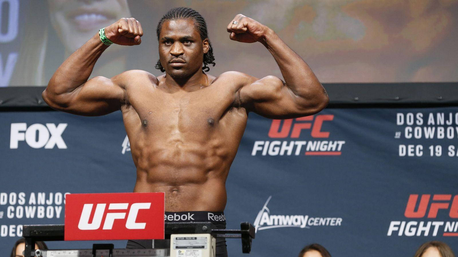 Francis Ngannou Flexing