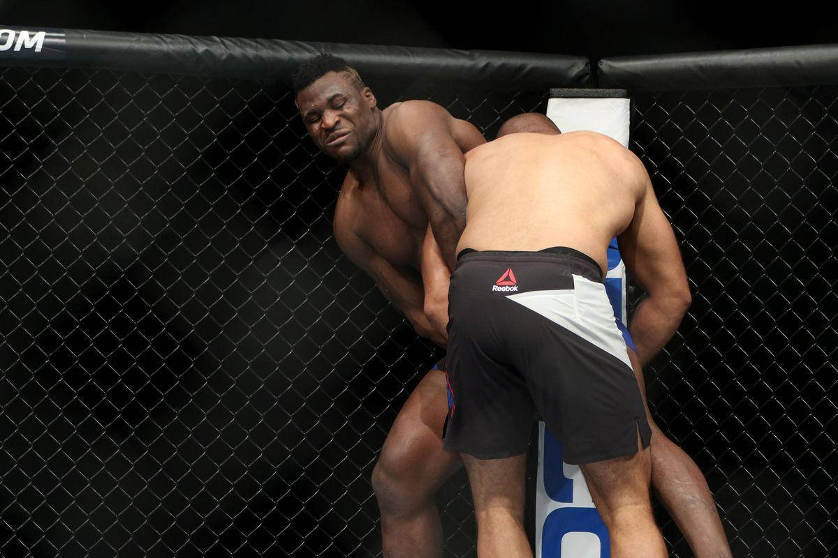 Francis Ngannou Grapple