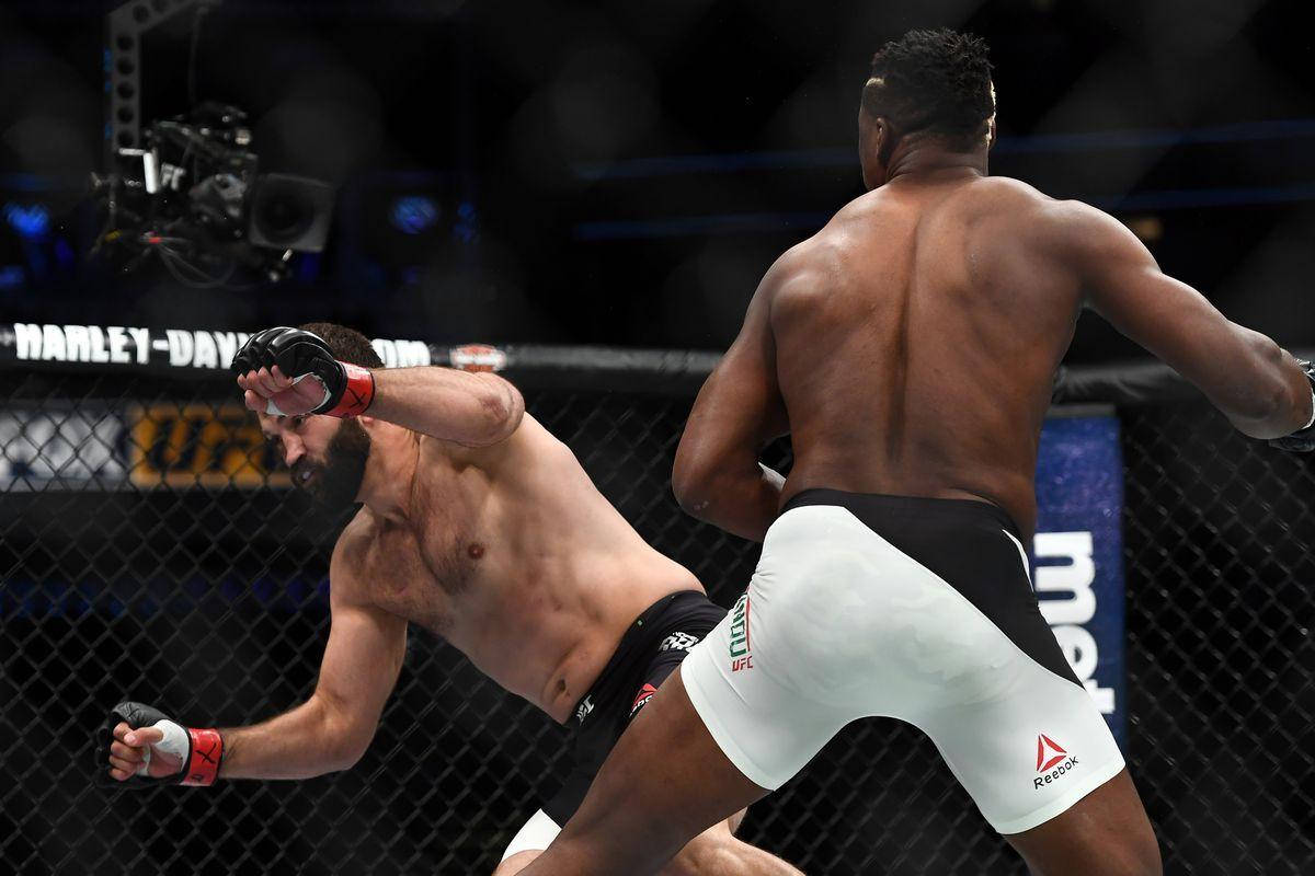 Francis Ngannou Topple Background