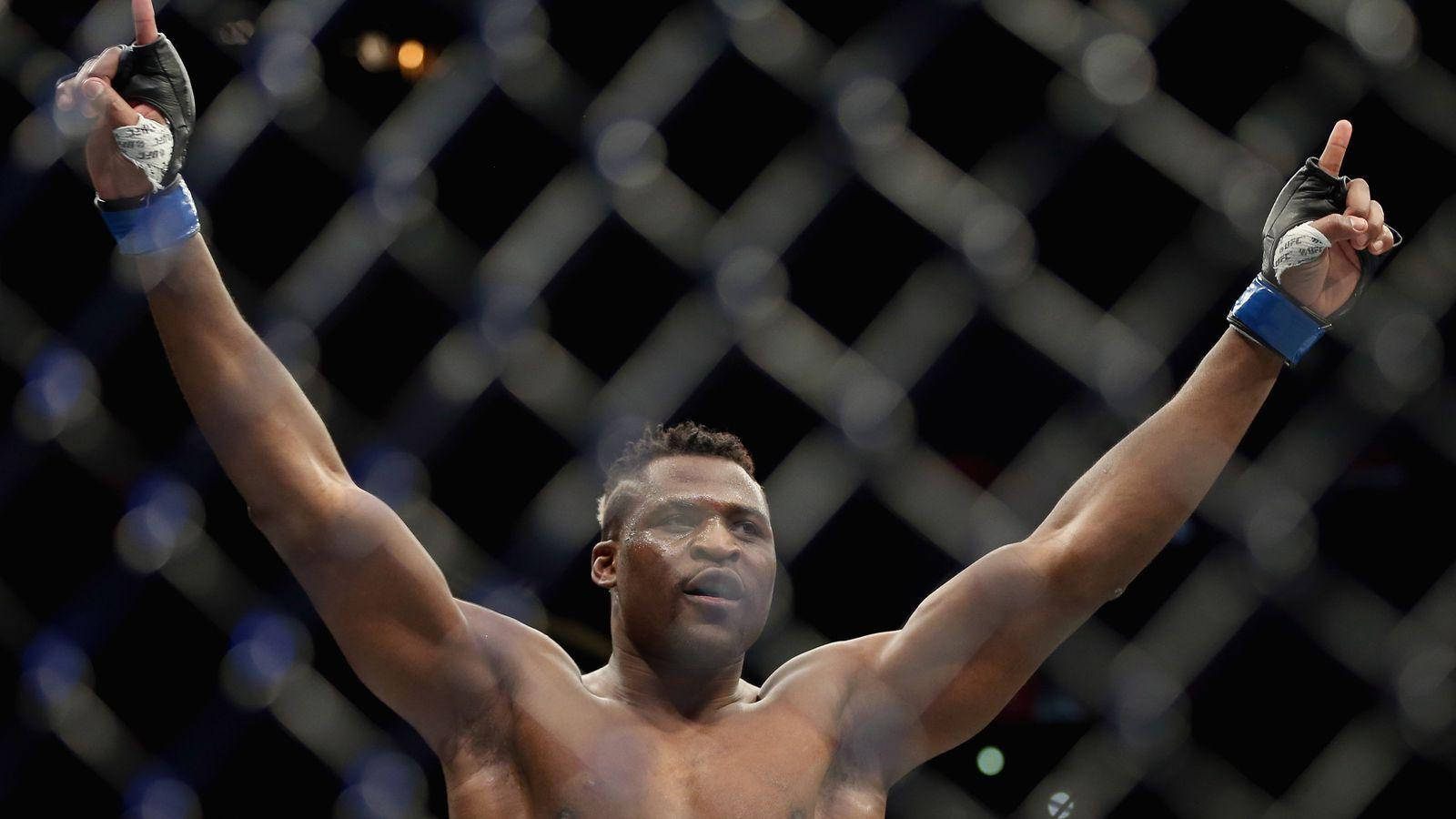 Francis Ngannou Victorious Background