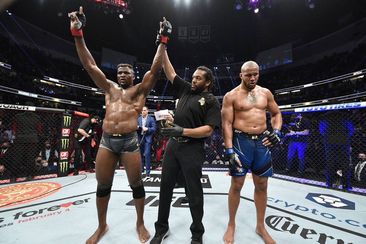 Francis Ngannou Winner Background