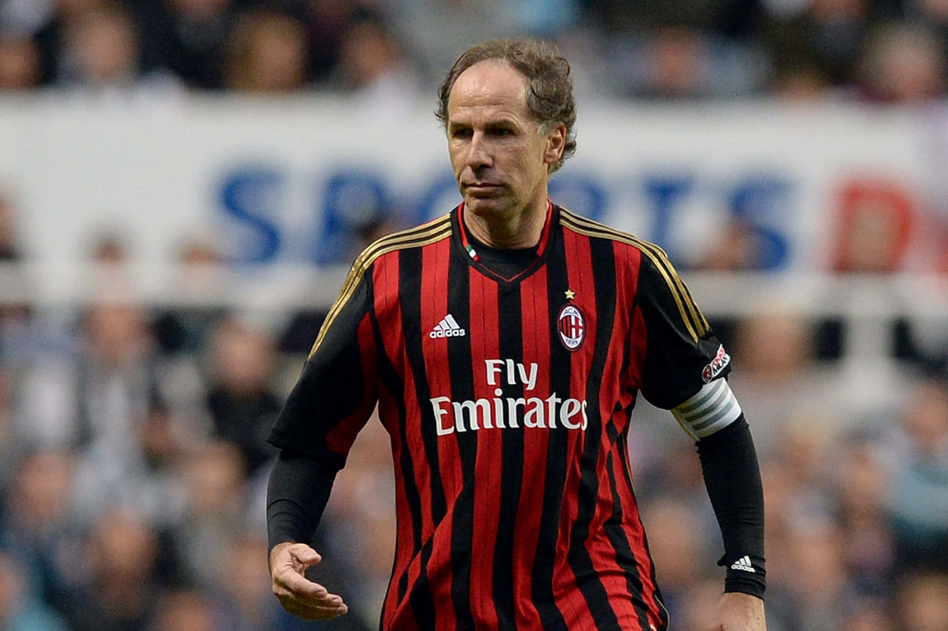 Franco Baresi Ac Milan Fly Emirates Background