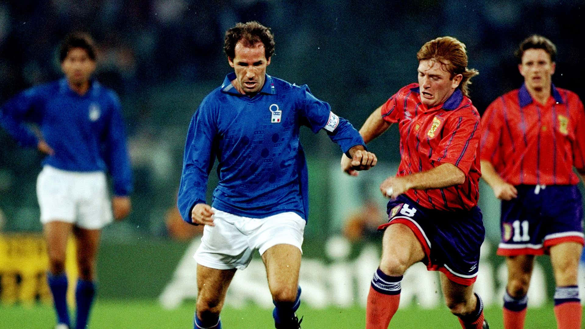 Franco Baresi Against Stuart Mccall