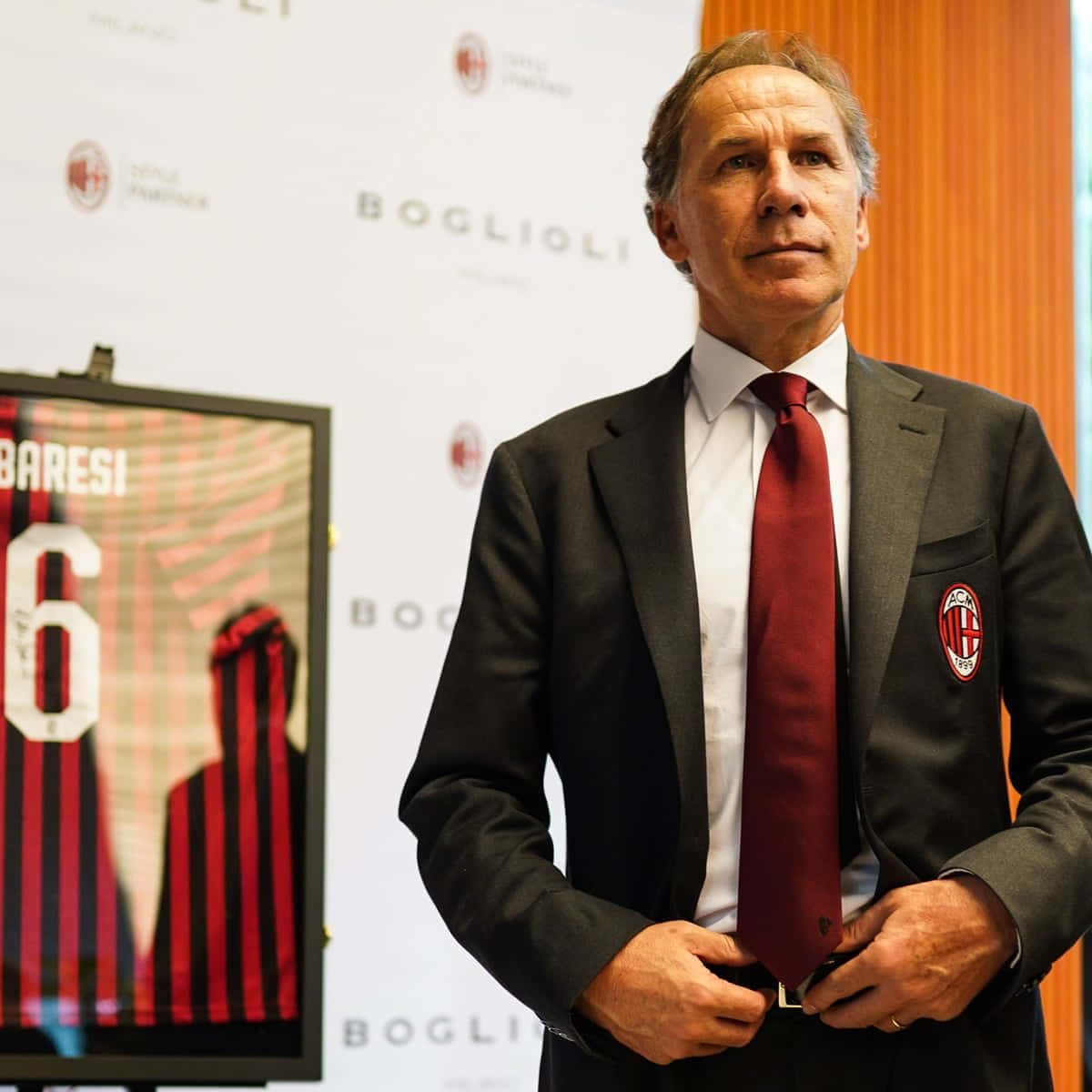 Franco Baresi At Boglioli Event 2019 Background