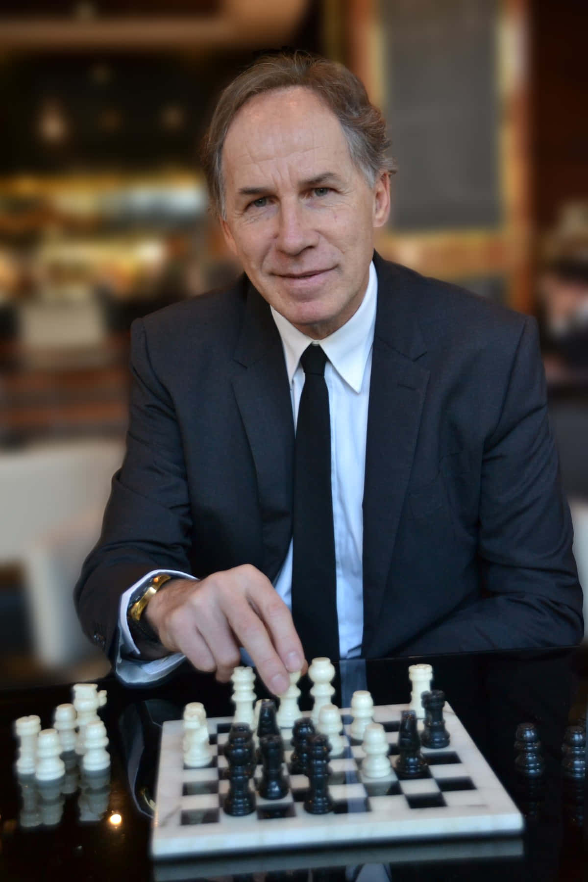 Franco Baresi Playing Chess Background