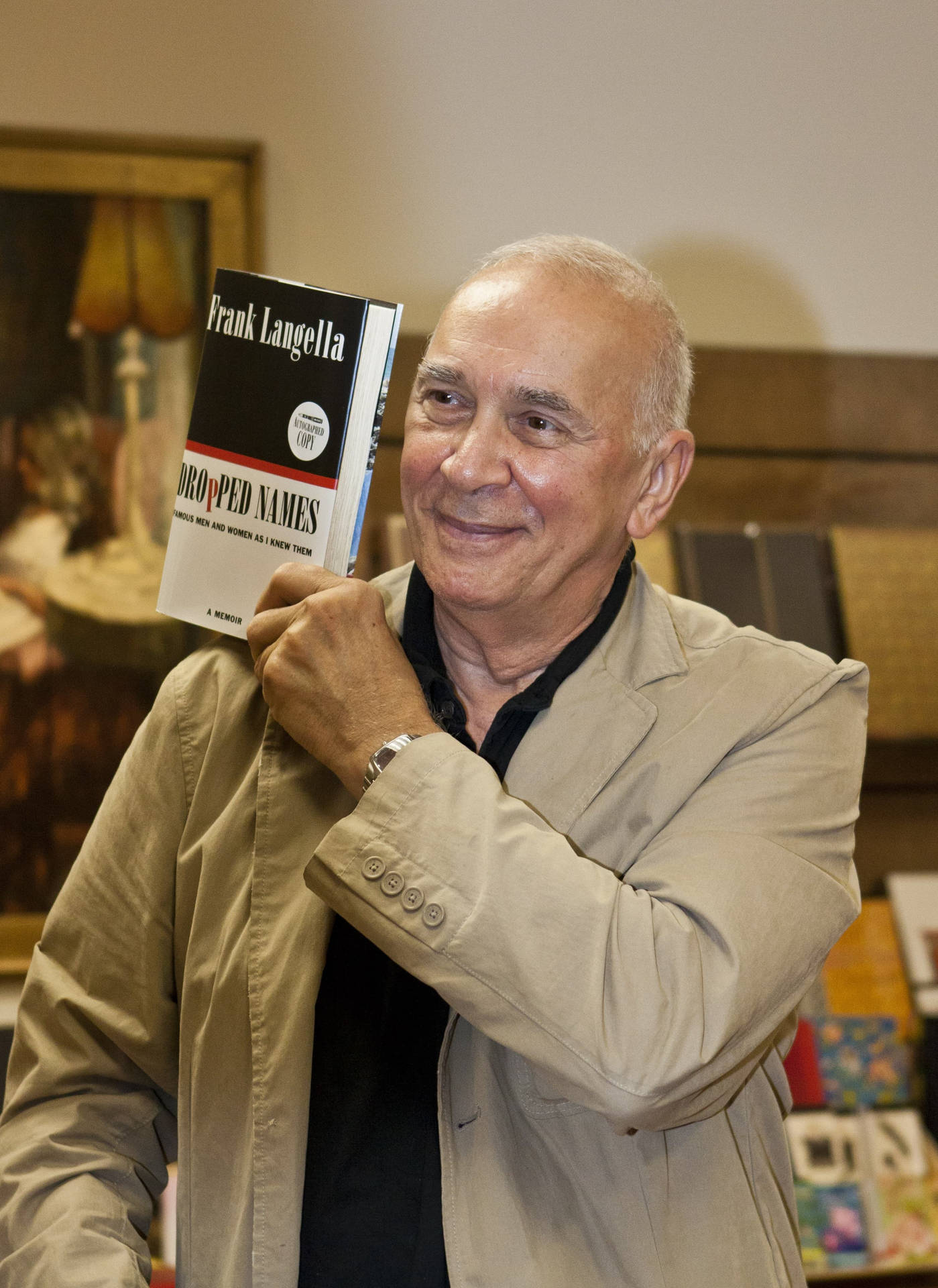 Frank Langella Dropped Names Book Background