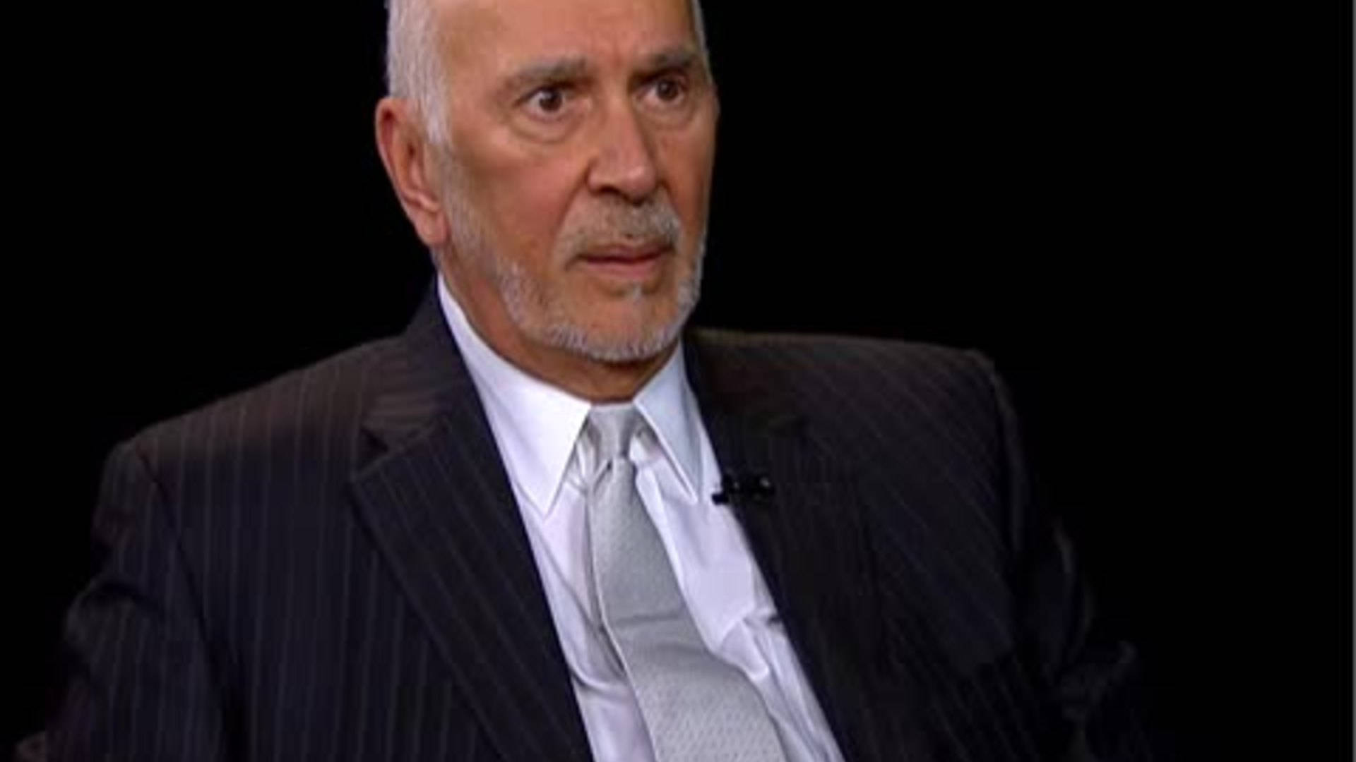 Frank Langella On Charlie Rose Background