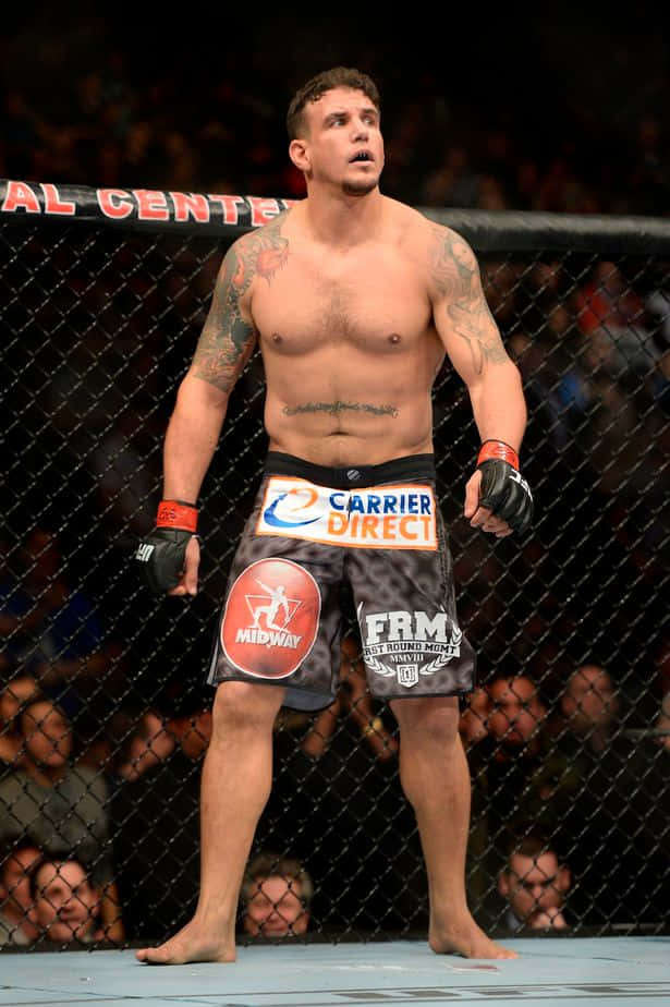 Frank Mir Inside Ufc Octagon Background