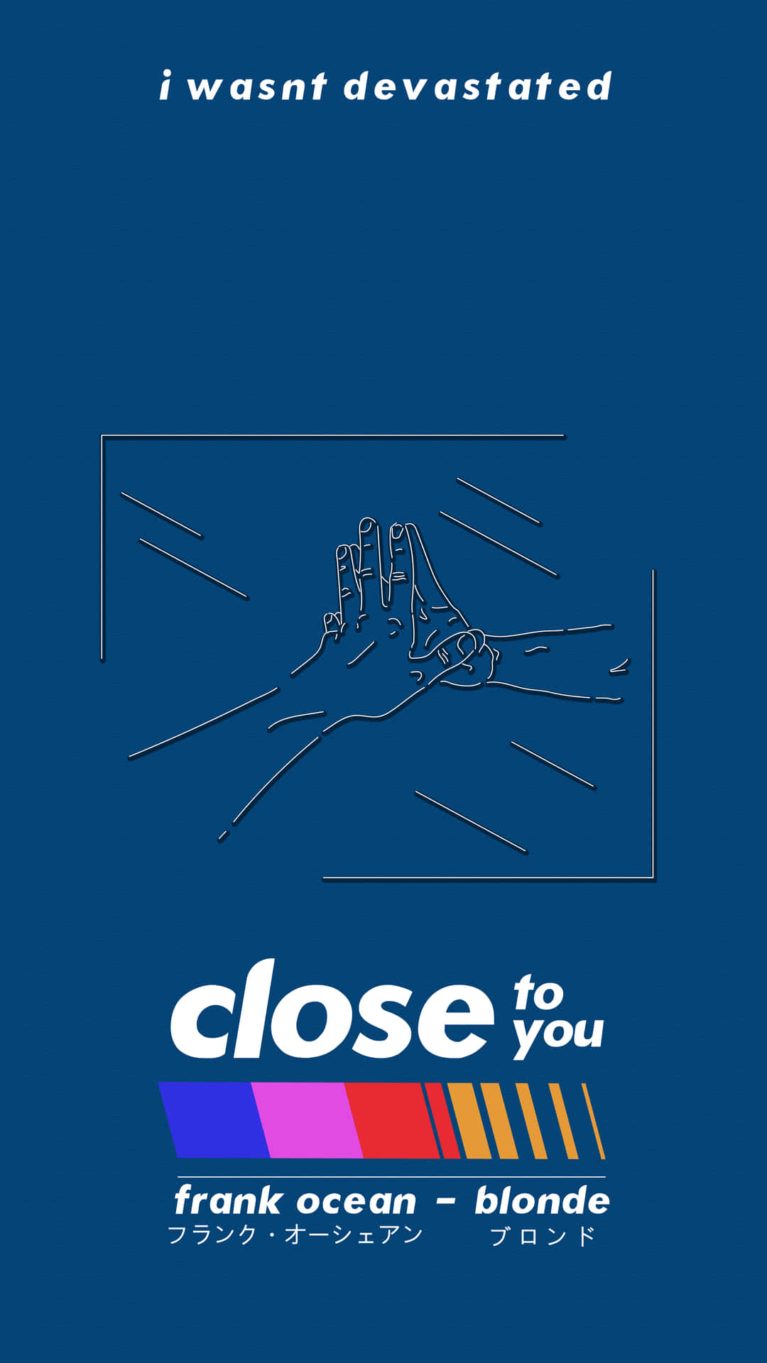 Frank Ocean Celebrates The Release Of His Album Blonde Background