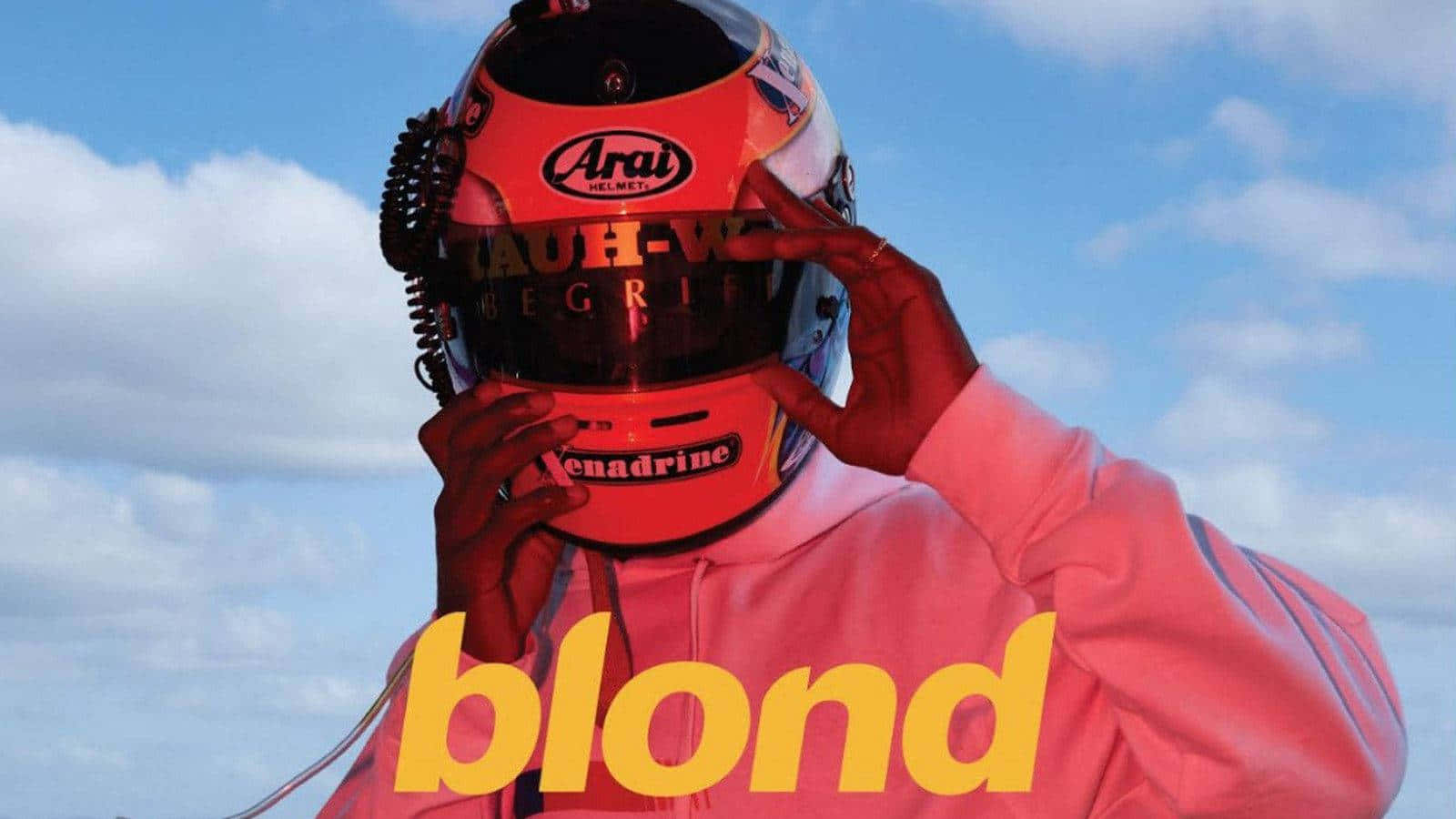Frank Ocean Enjoying His Laptop. Background
