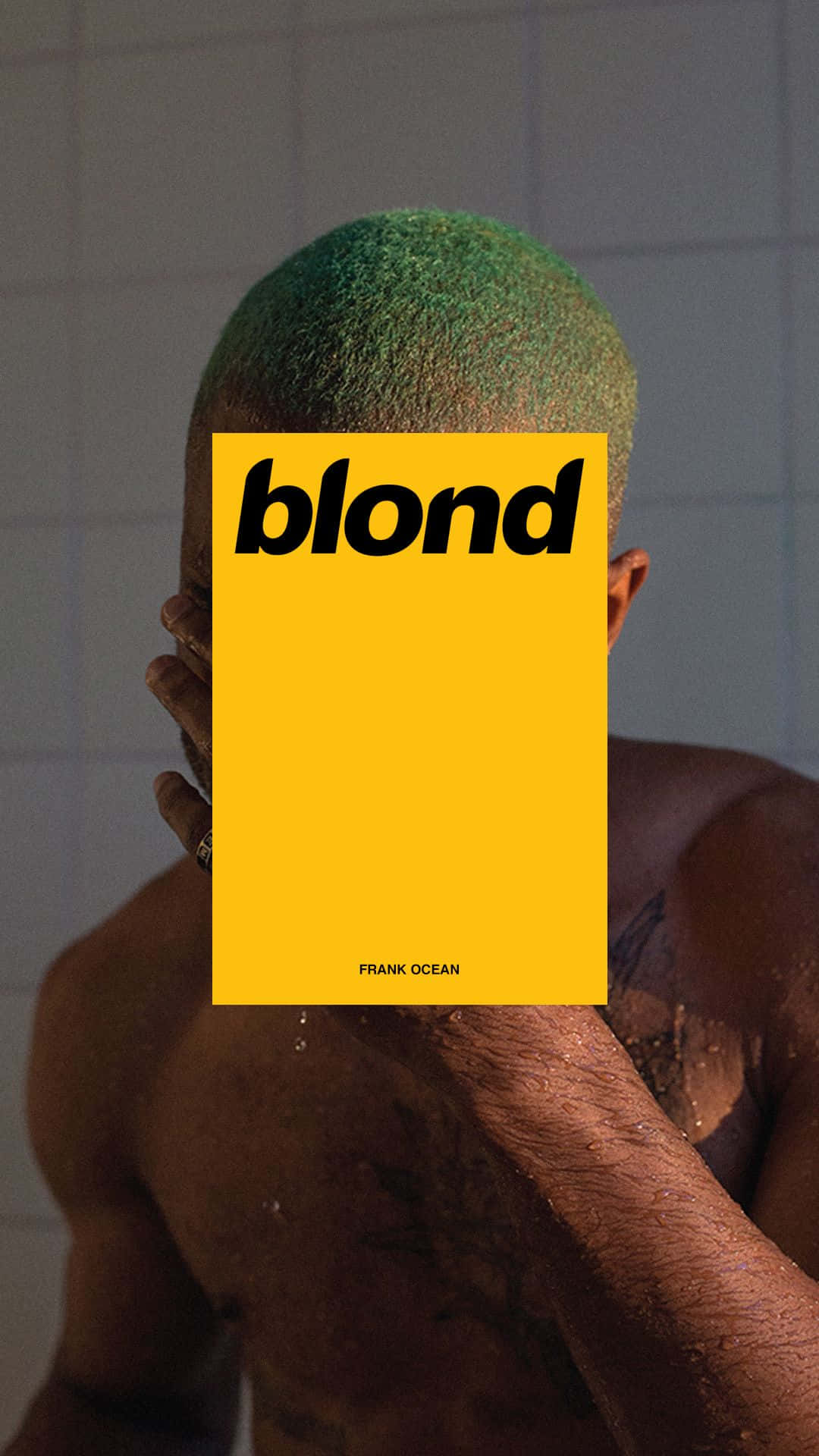 Frank Ocean In His Critically Acclaimed 2016 Album 'blonde' Background