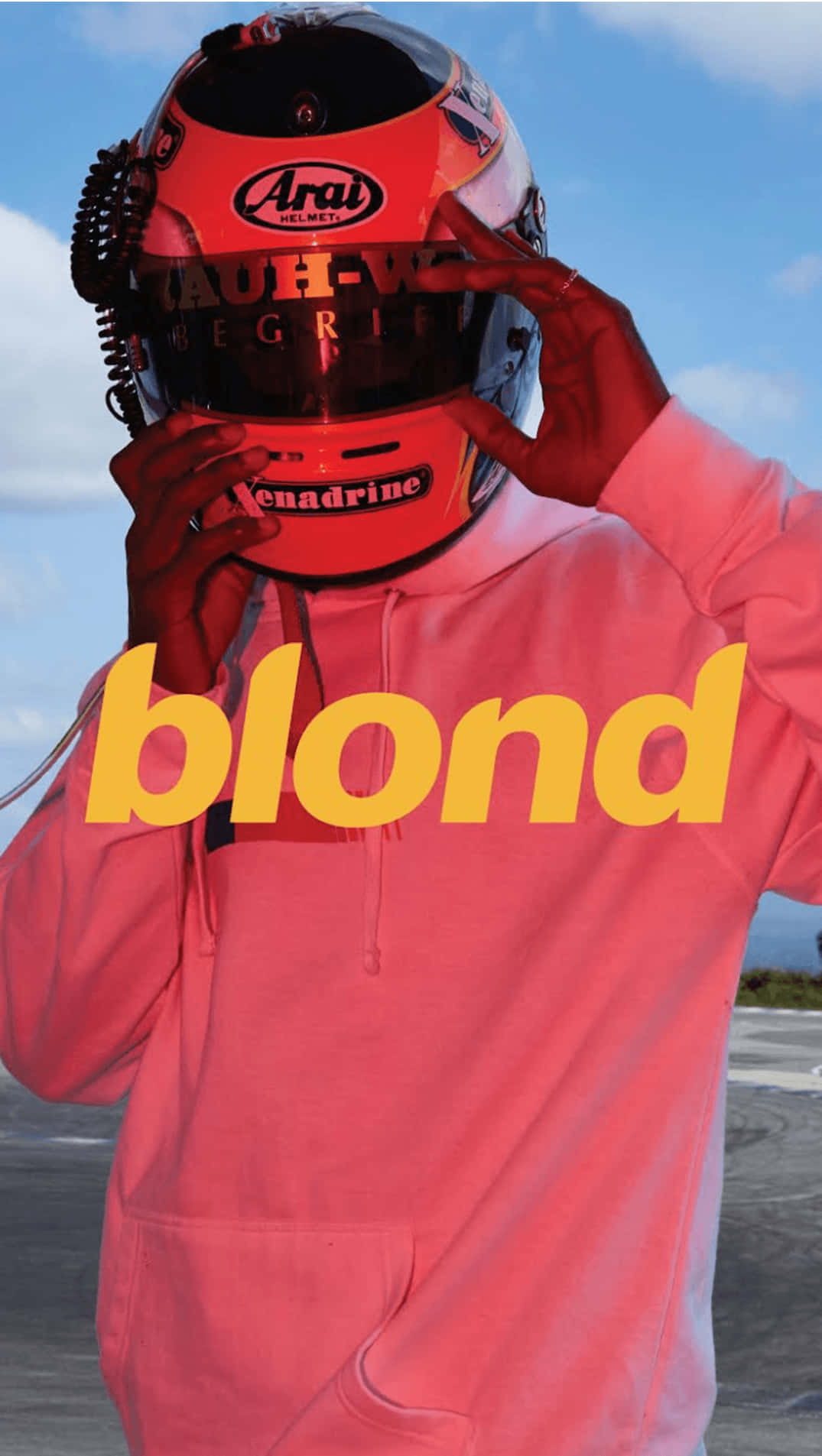 Frank Ocean's Critically Acclaimed Album Blonde Background