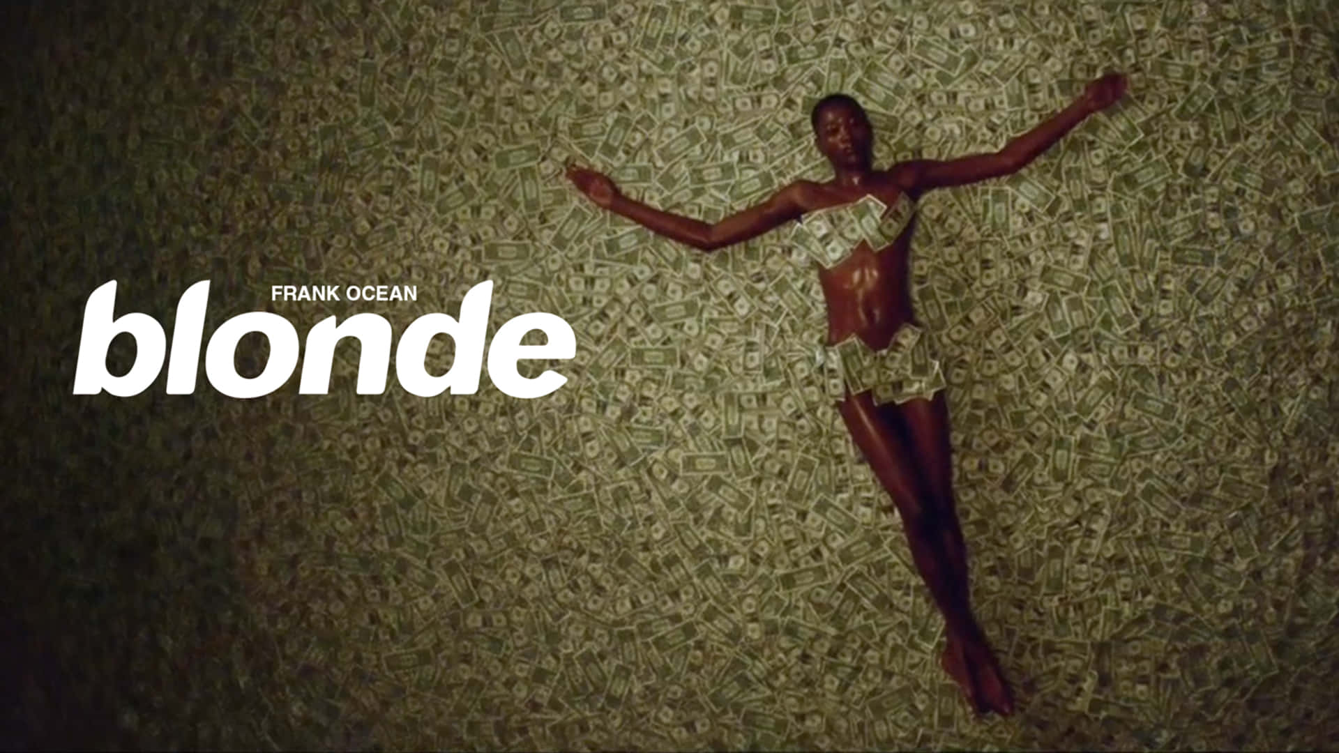 Frank Ocean Spends Time Making Music On His Laptop Background