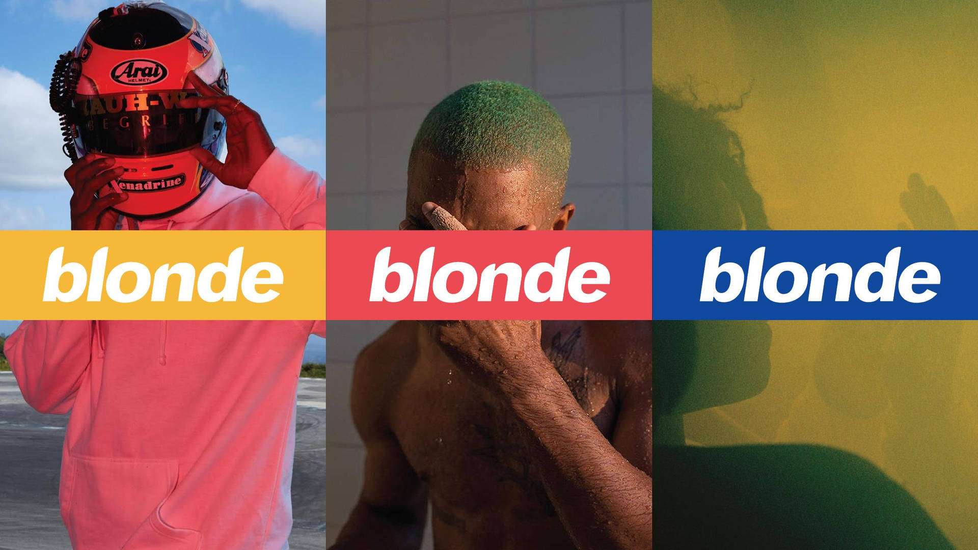 Frank Ocean Three Blonde Versions Background